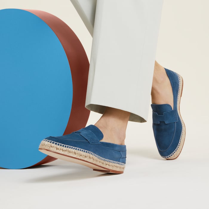 Bleu Turquin Trip Espadrille