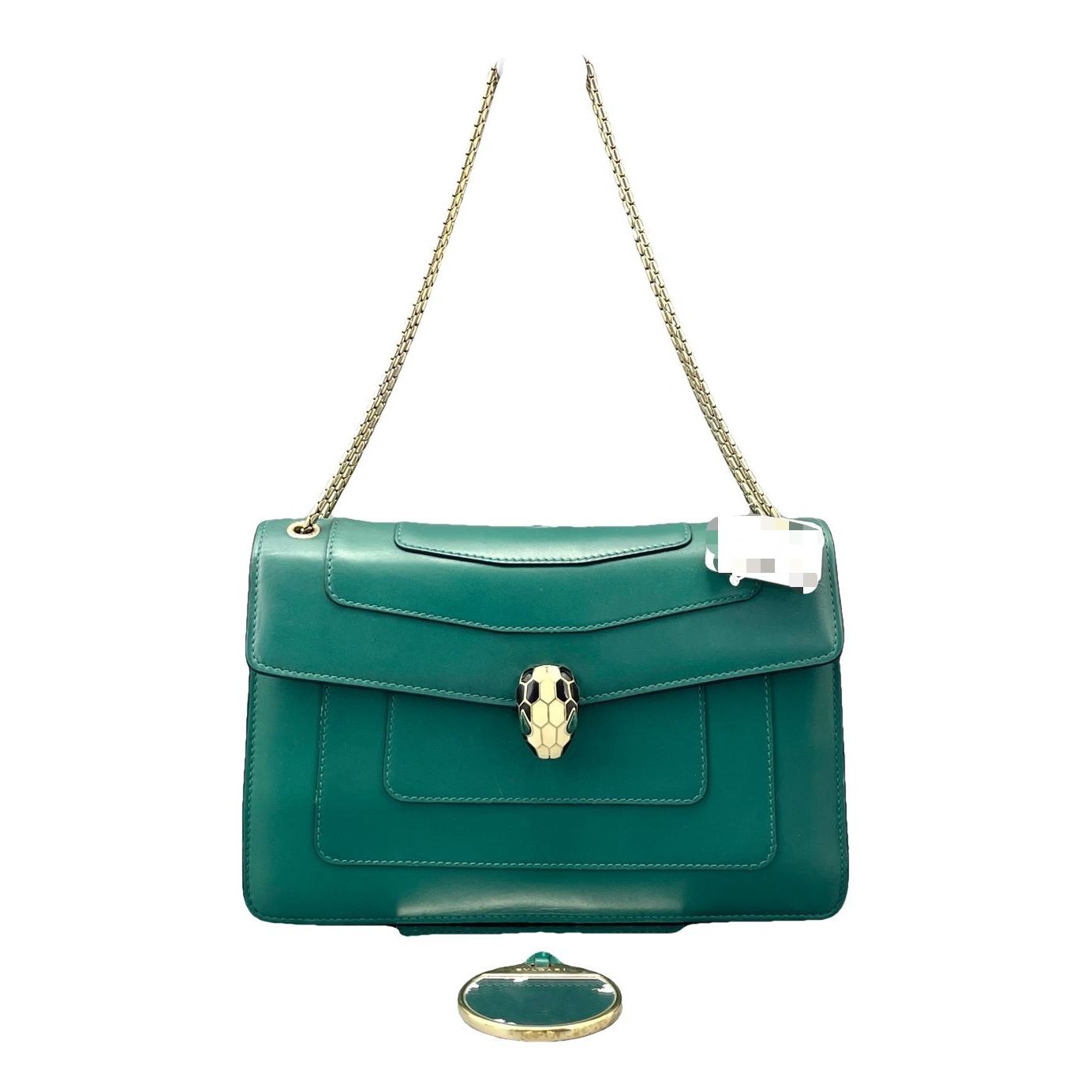 Serpenti leather handbag