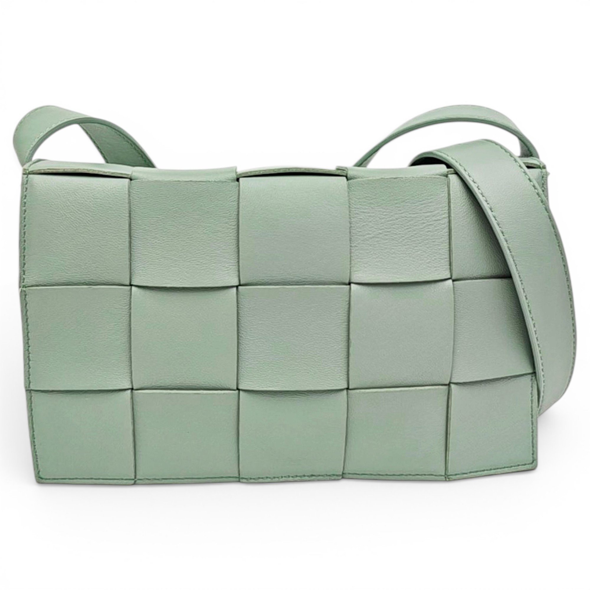 Cassette leather crossbody bag