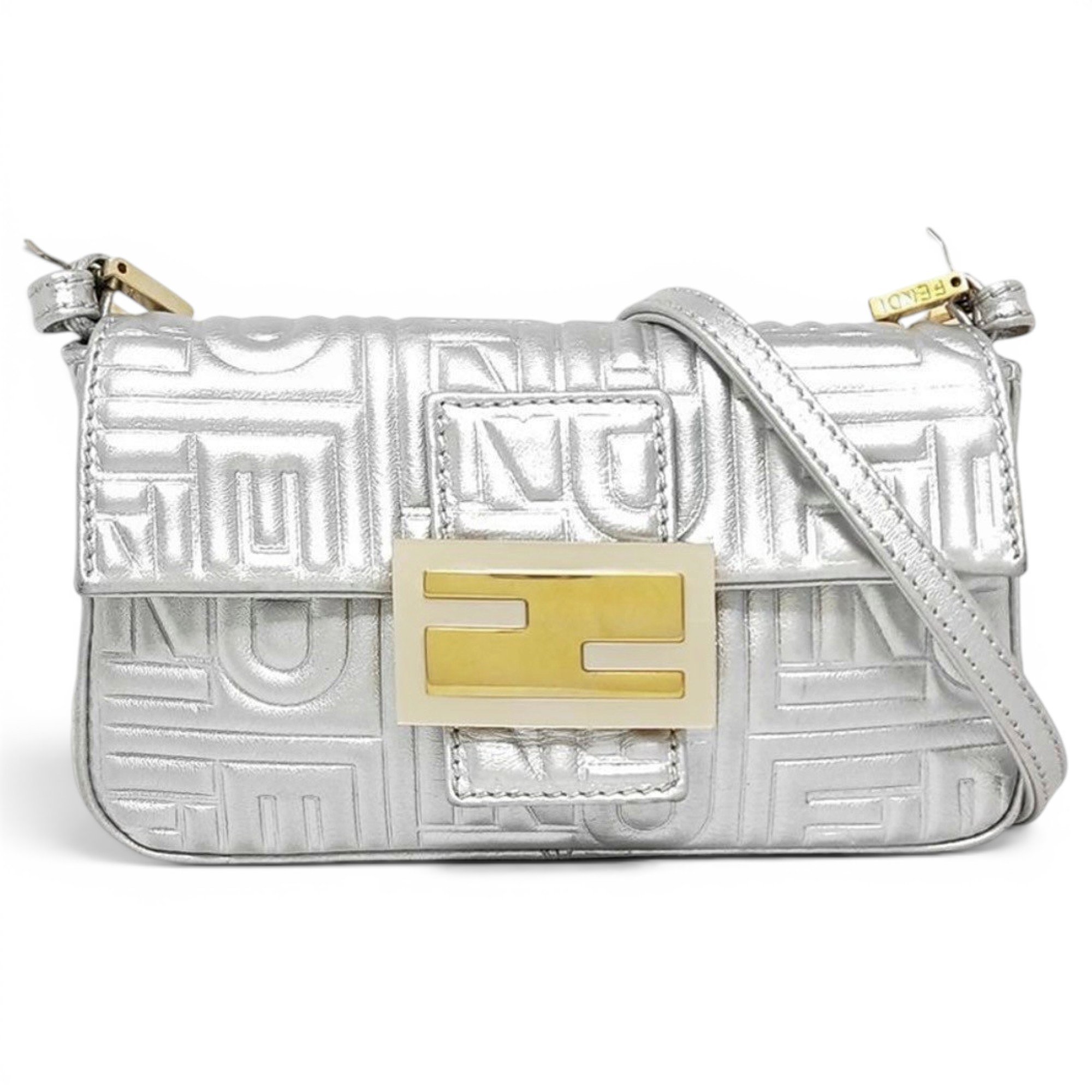 Baguette leather handbag