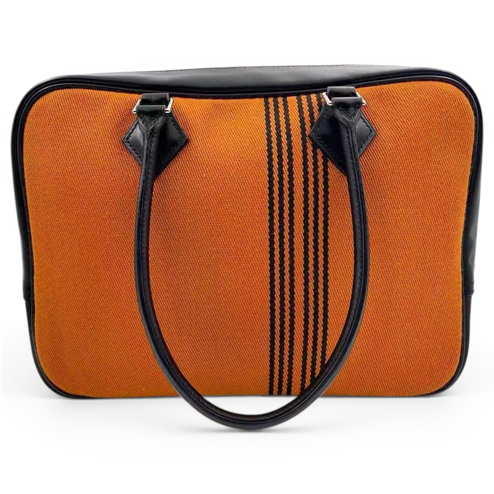 Plume leather handbag