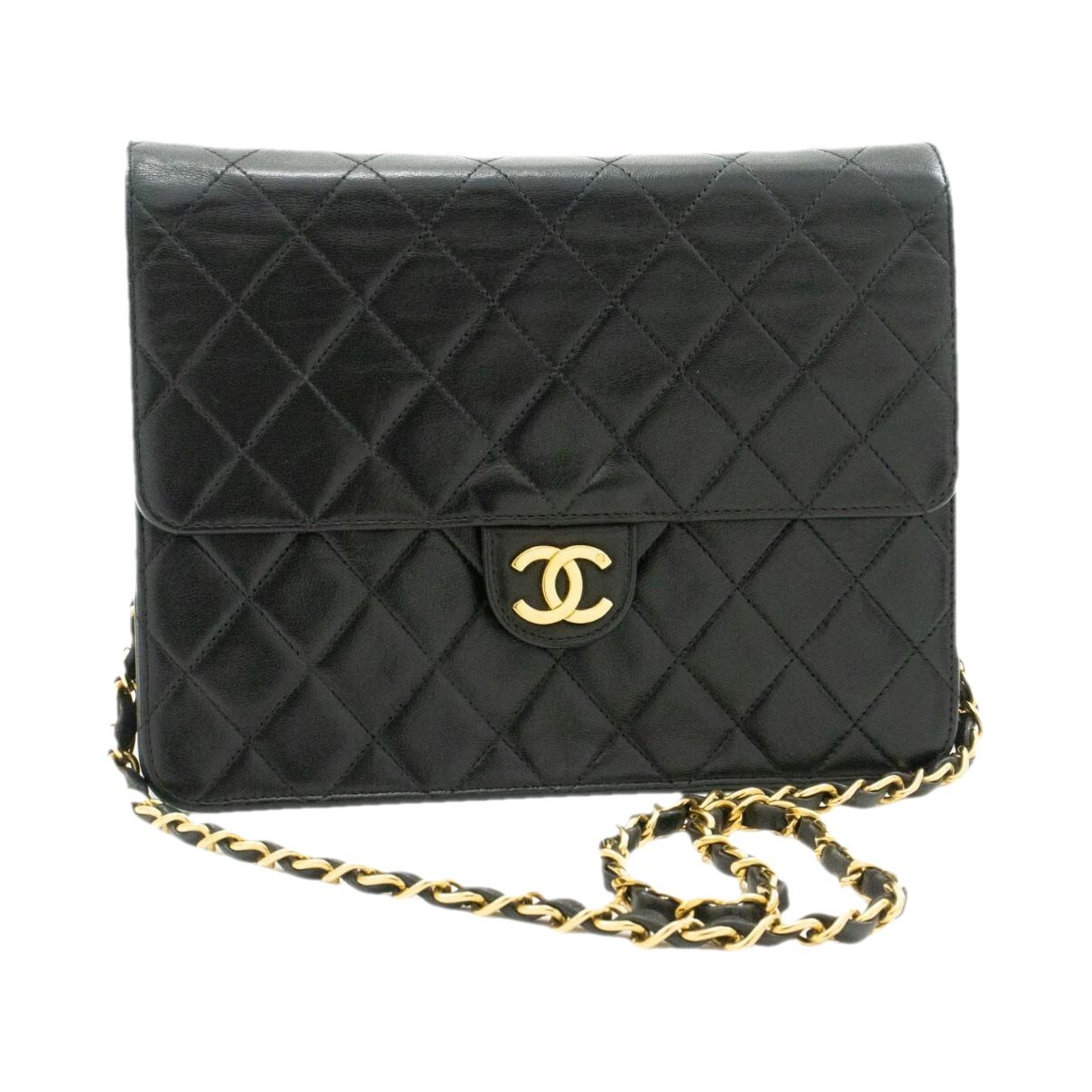 Trendy CC Flap leather handbag