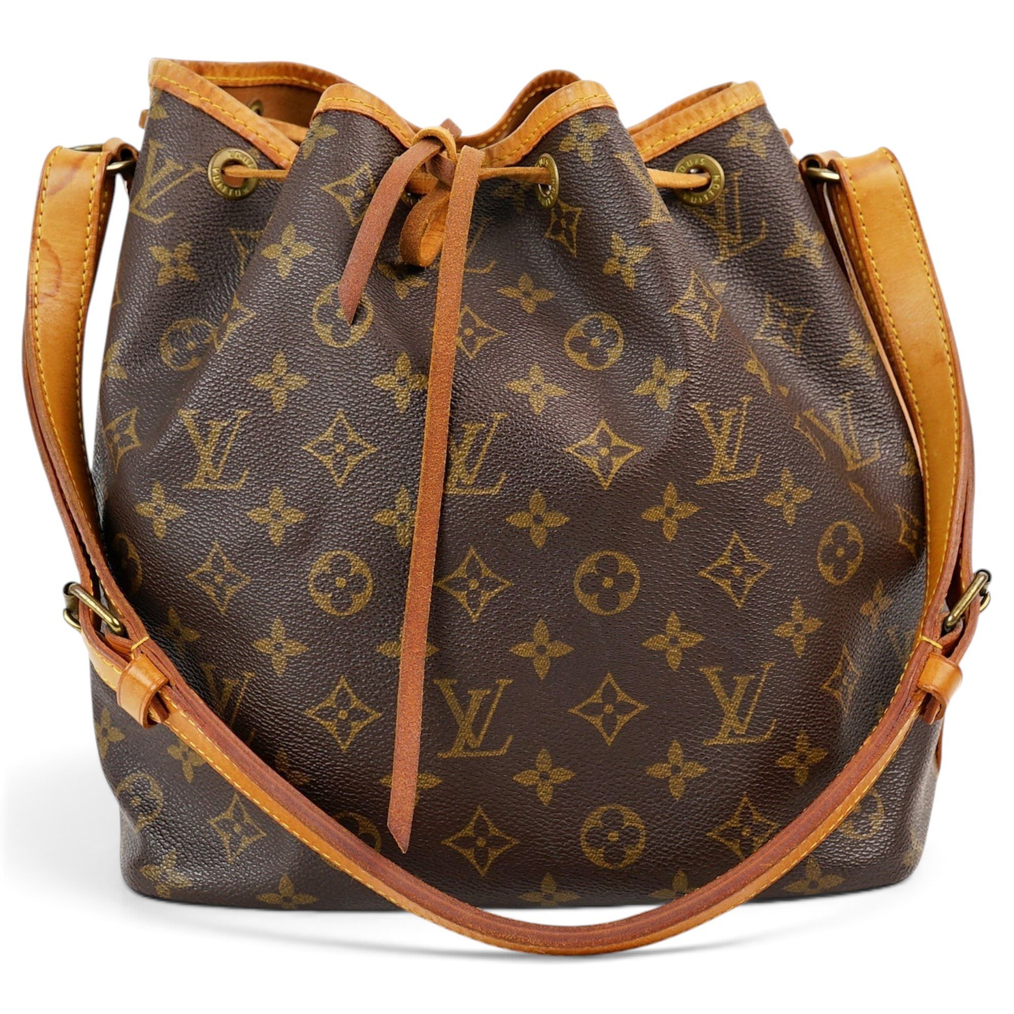 Poche Noé leather handbag