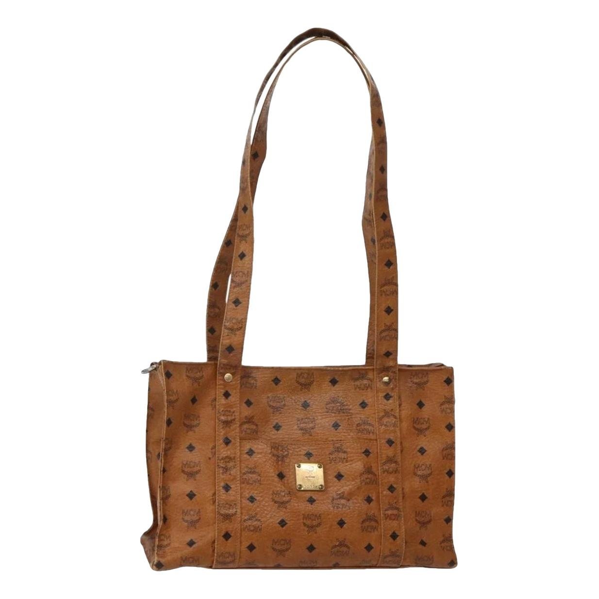 Leather tote