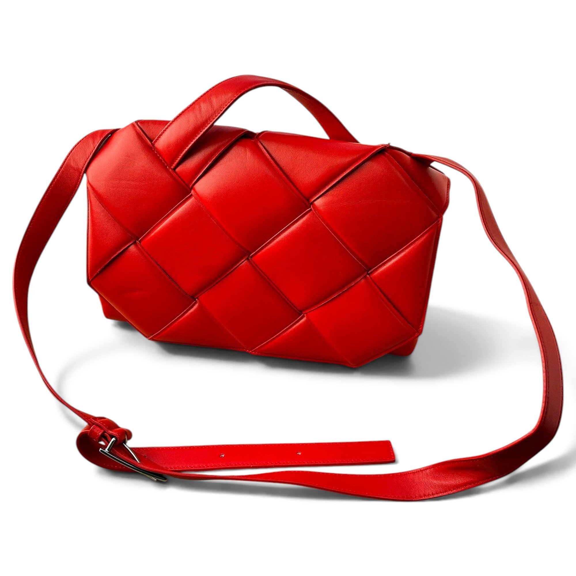 Brick Cassette leather handbag