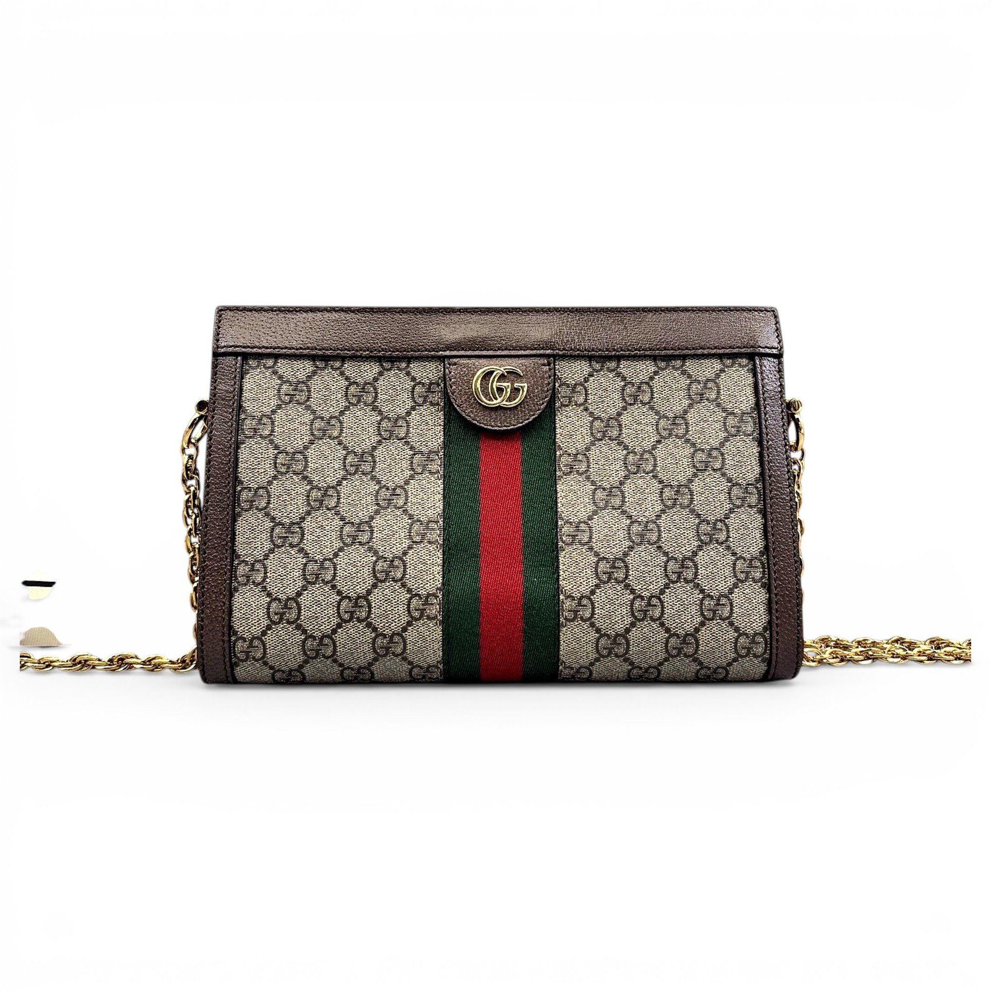Ophidia leather clutch bag