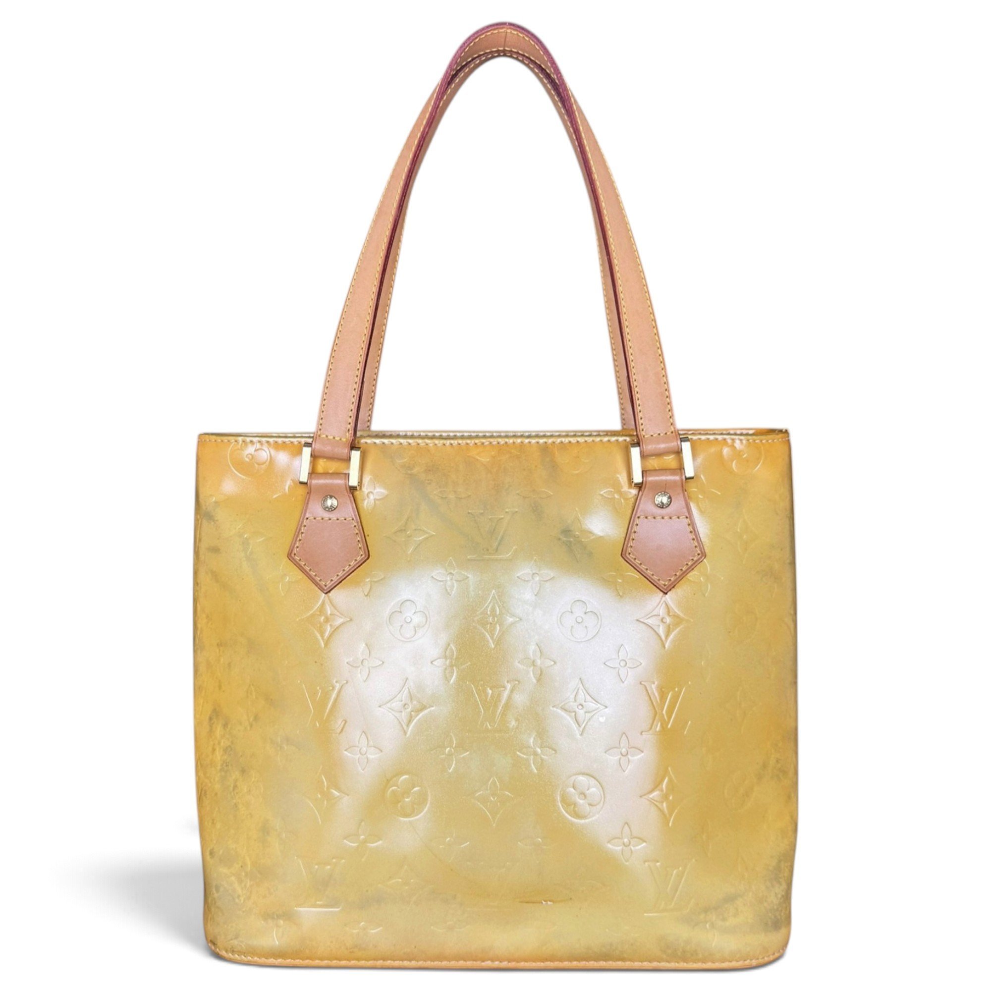 Houston patent leather handbag