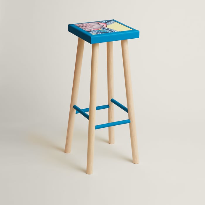 Random Ash Tree Stool GM