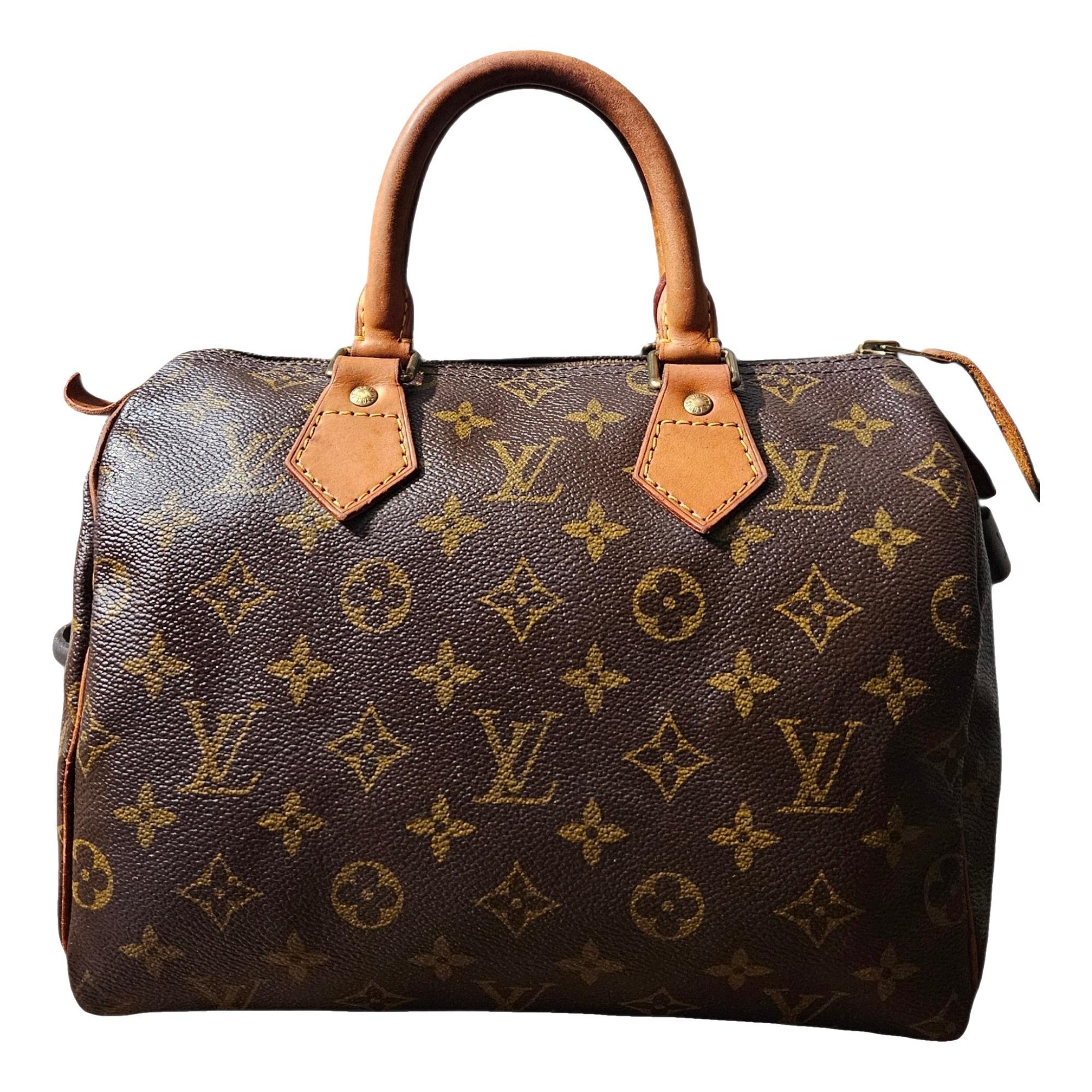 Speedy leather handbag
