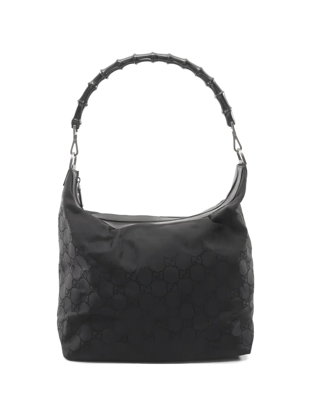 2000s bamboo-handle tote bag
