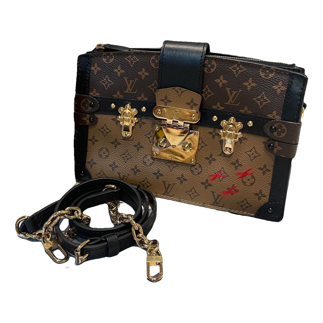 Patent leather handbag