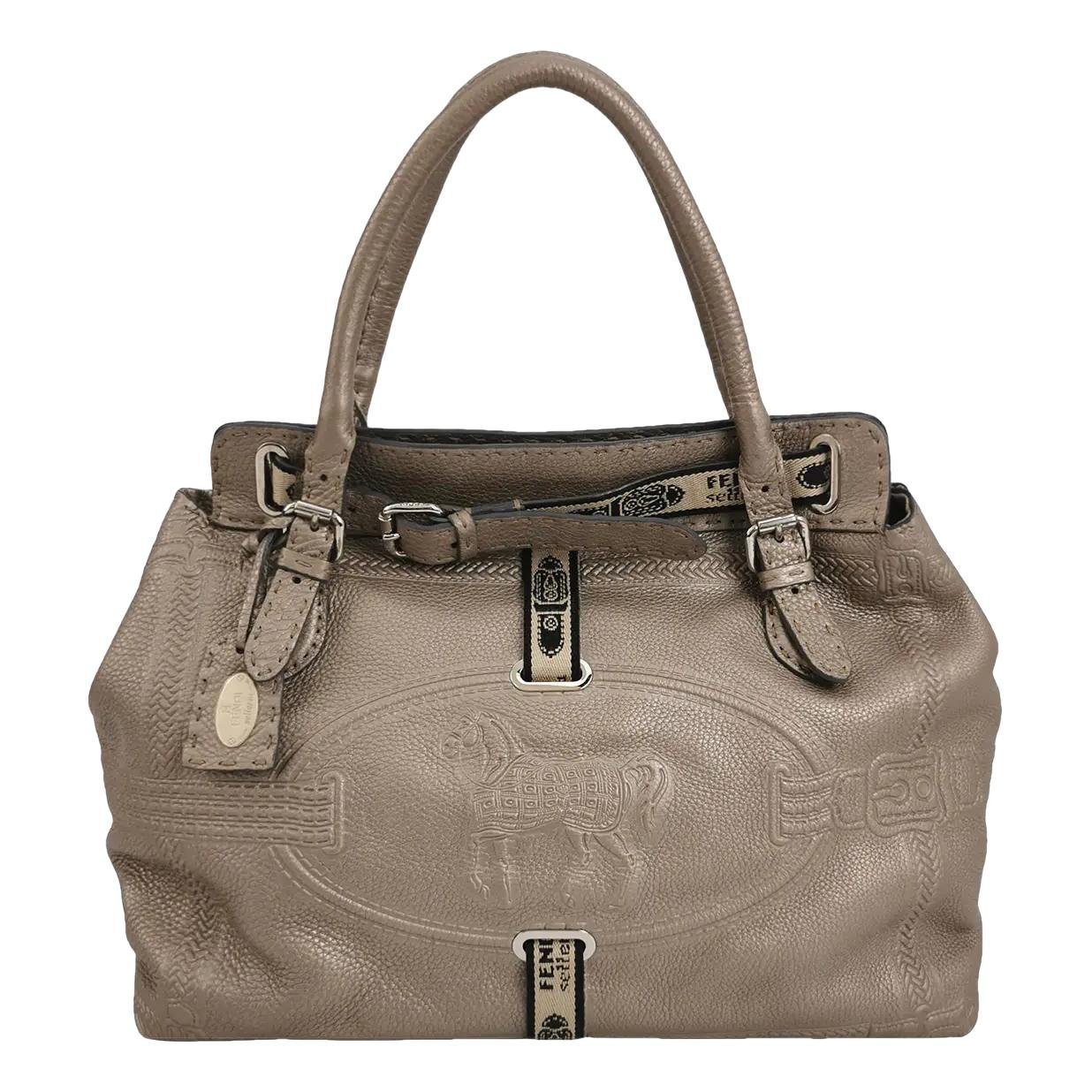 Leather handbag