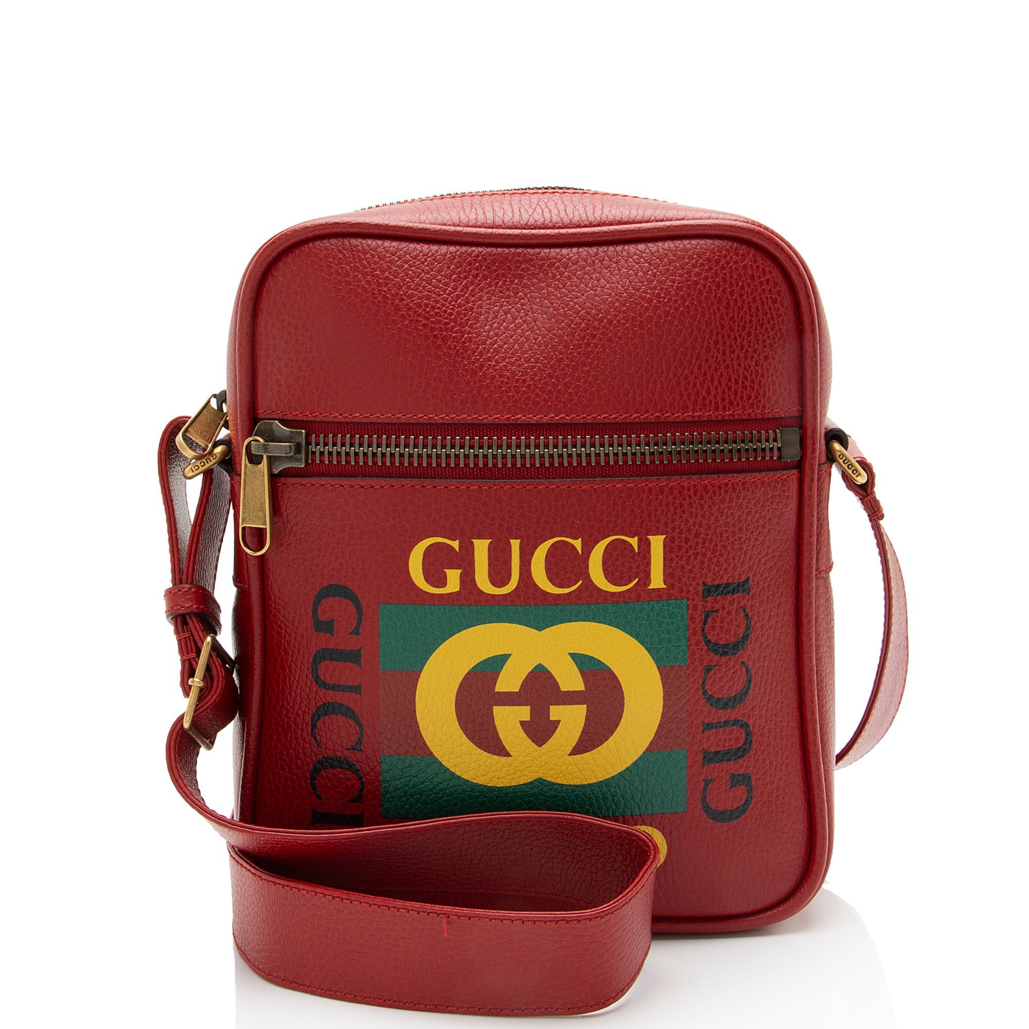 Leather crossbody bag