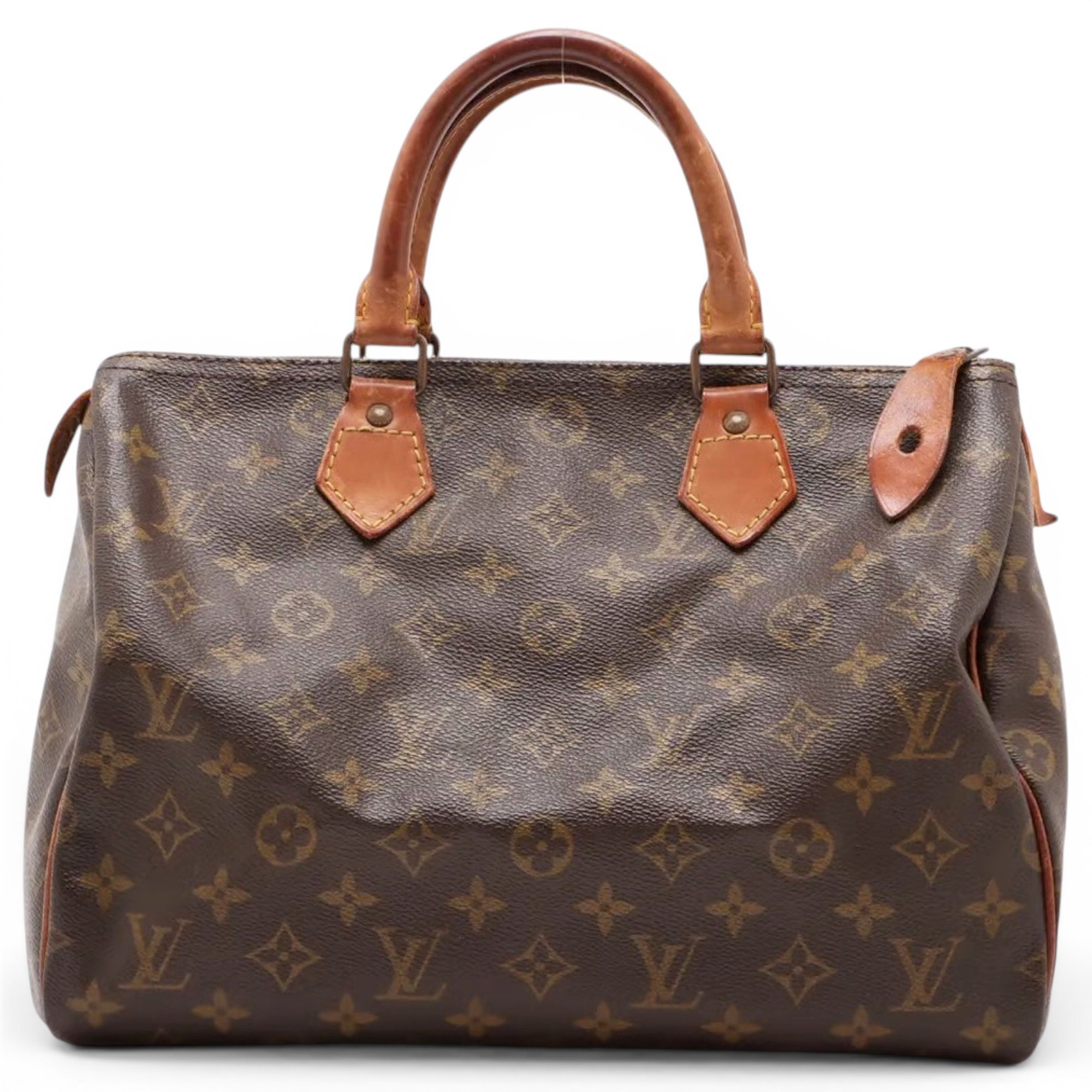 Speedy leather handbag