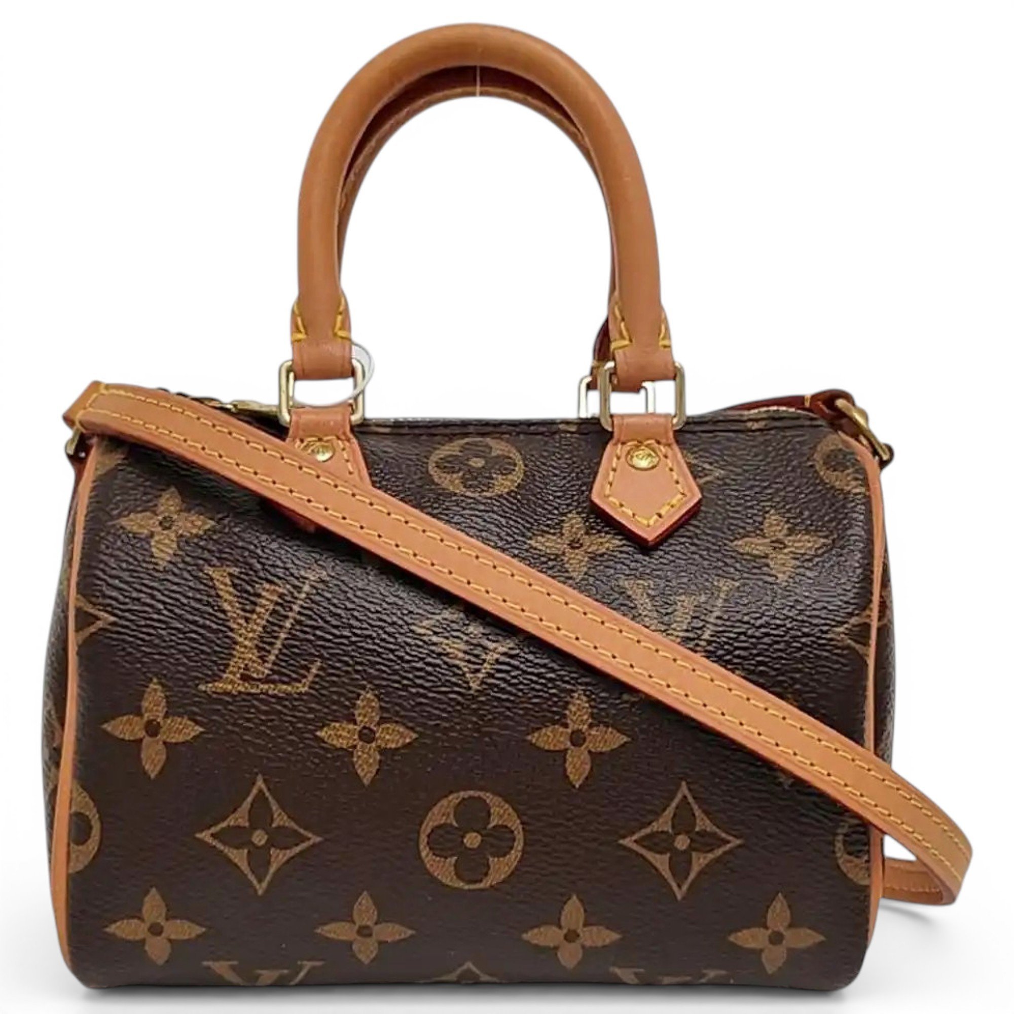 Nano Speedy / Mini HL leather handbag