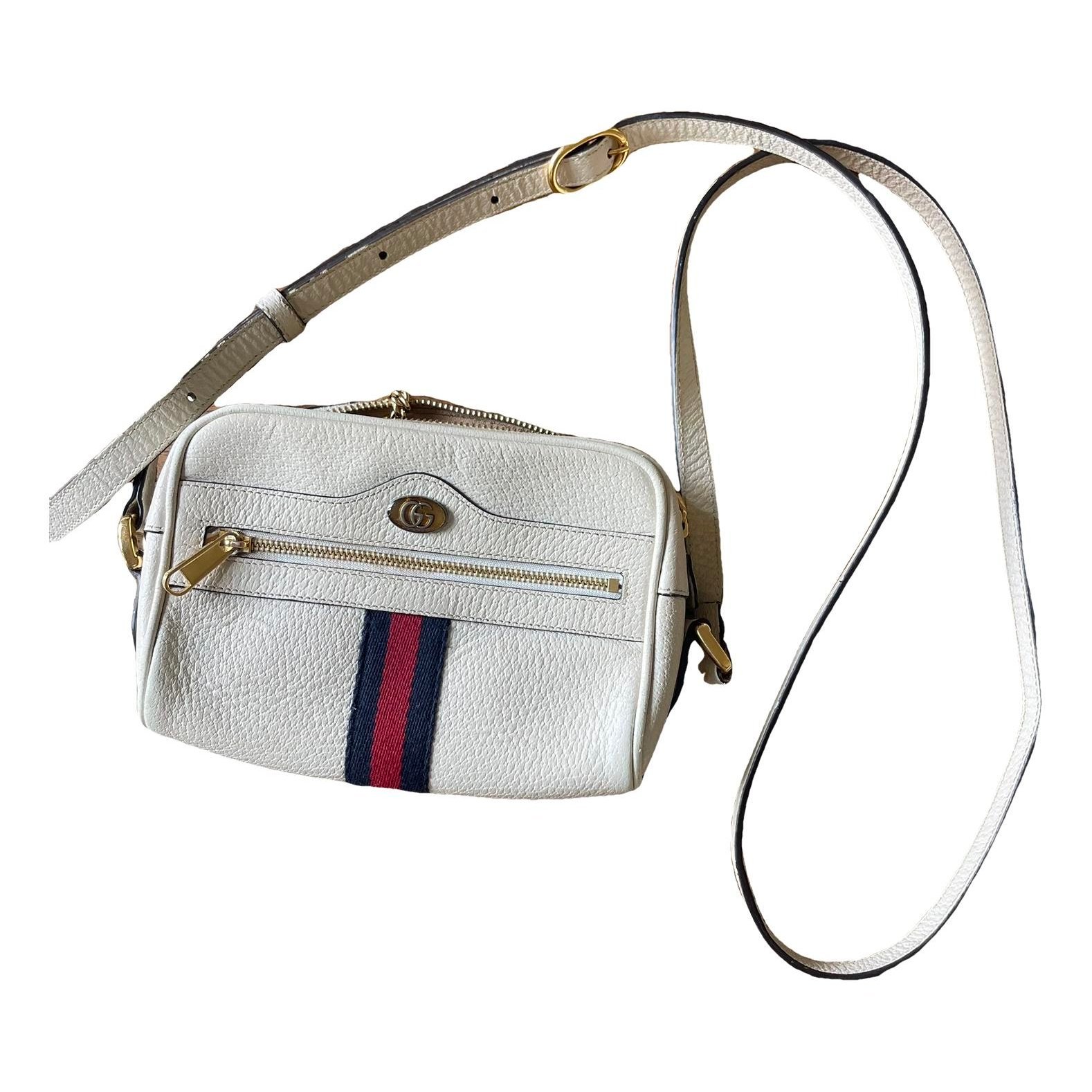 Ophidia leather crossbody bag
