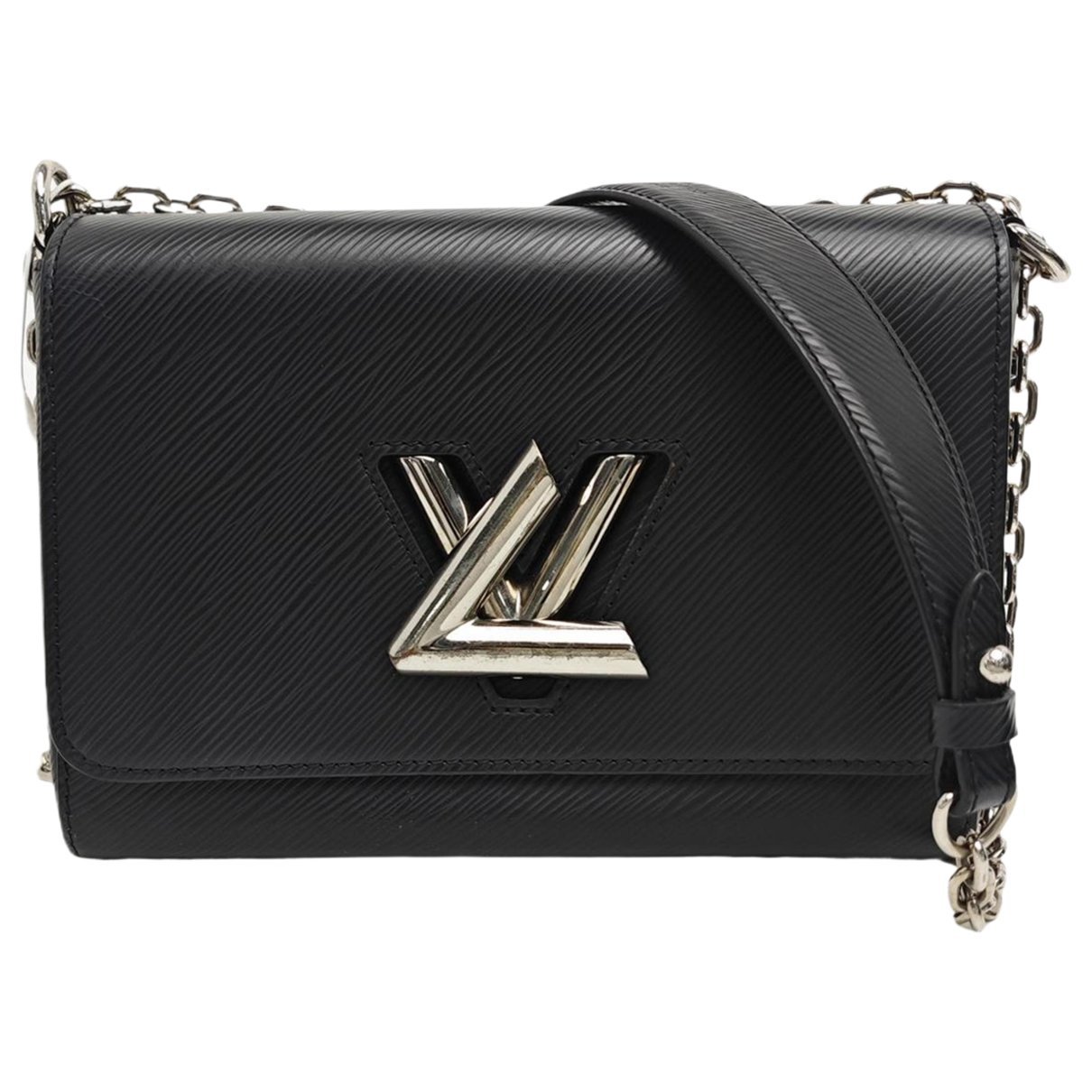 Twist leather handbag