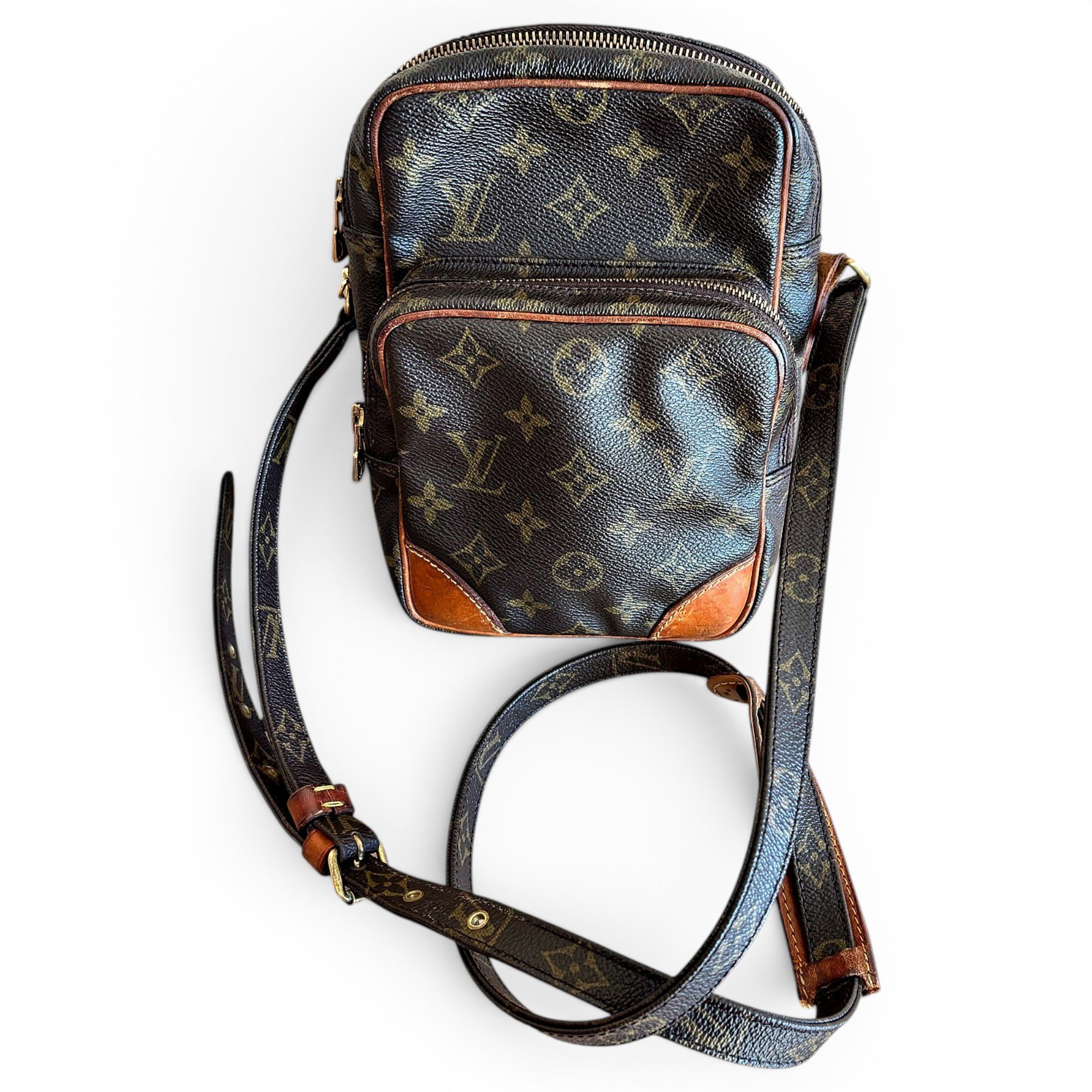 Amazon leather crossbody bag