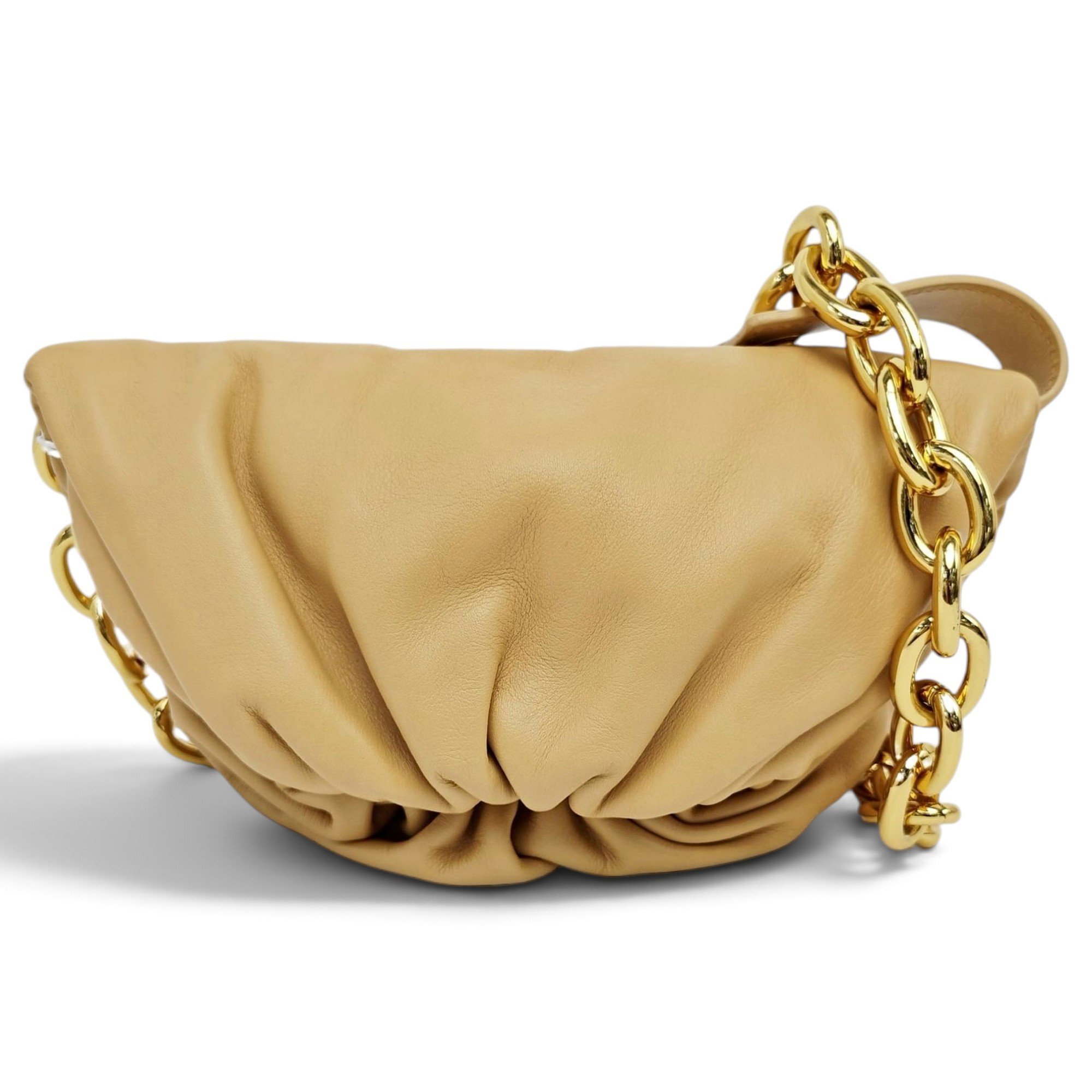 Chain Pouch leather handbag