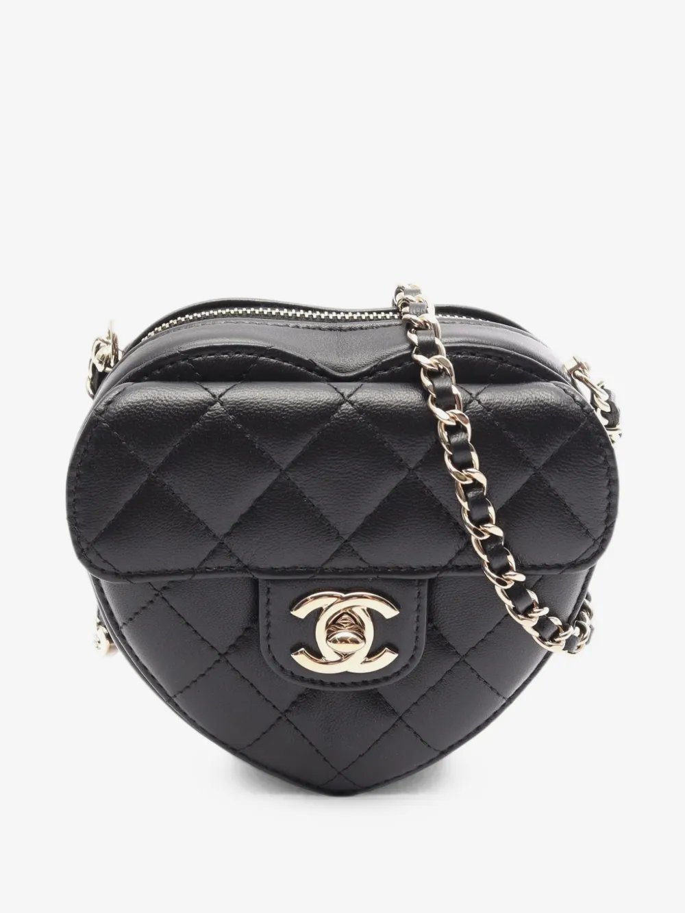 2021-2026 Mini Lambskin CC in Love Heart crossbody bag