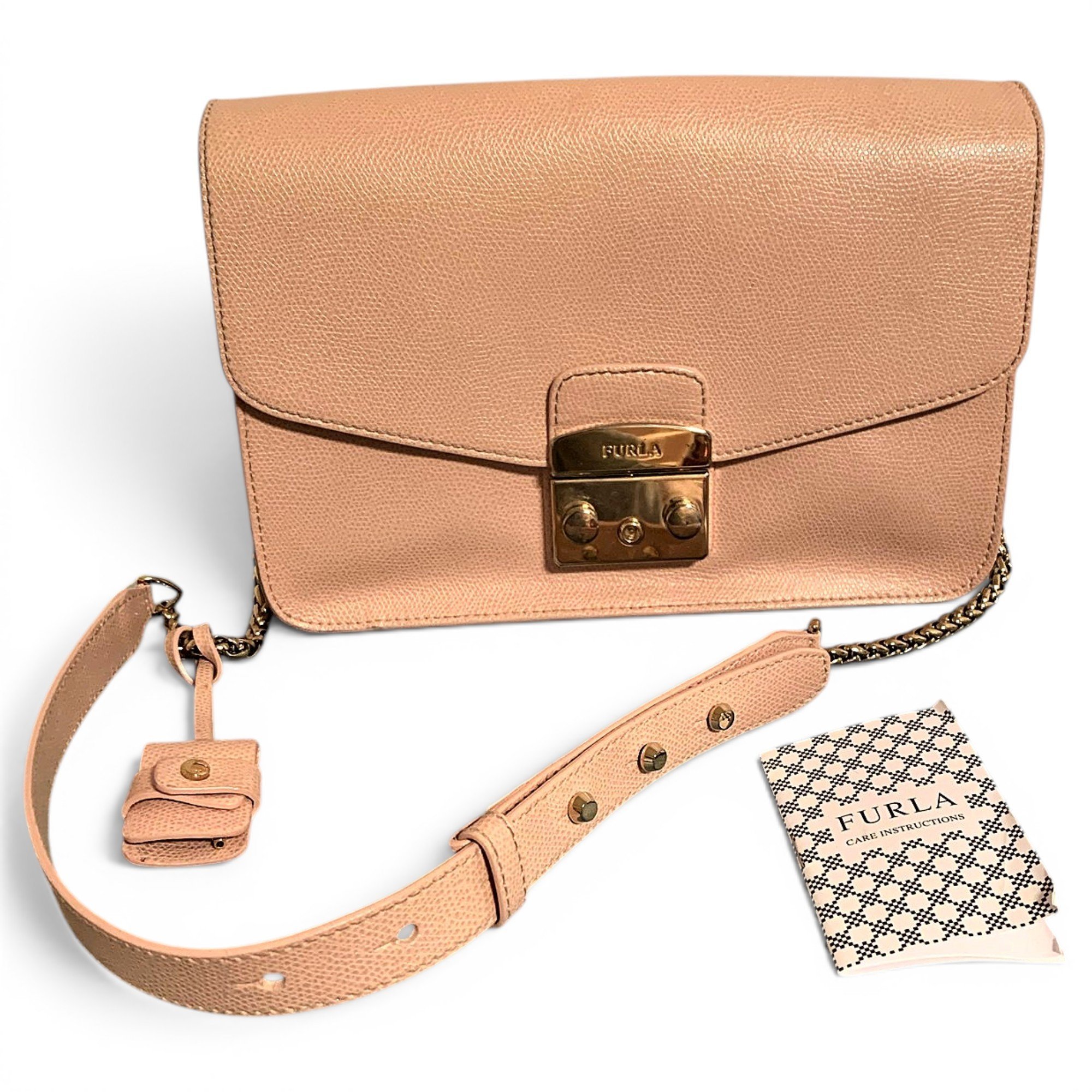 Metropolis leather crossbody bag