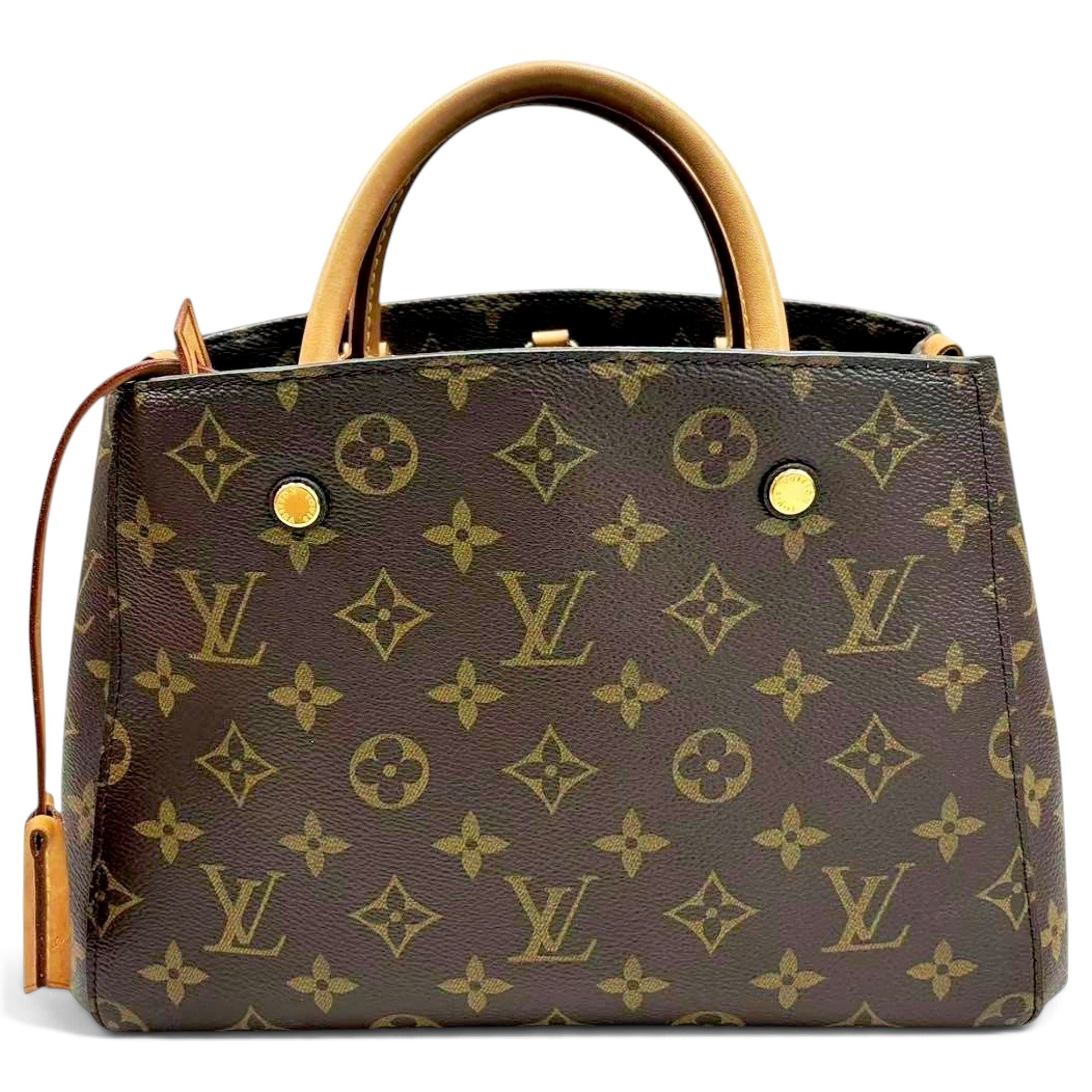 Louis Vuitton Montaigne leather handbag