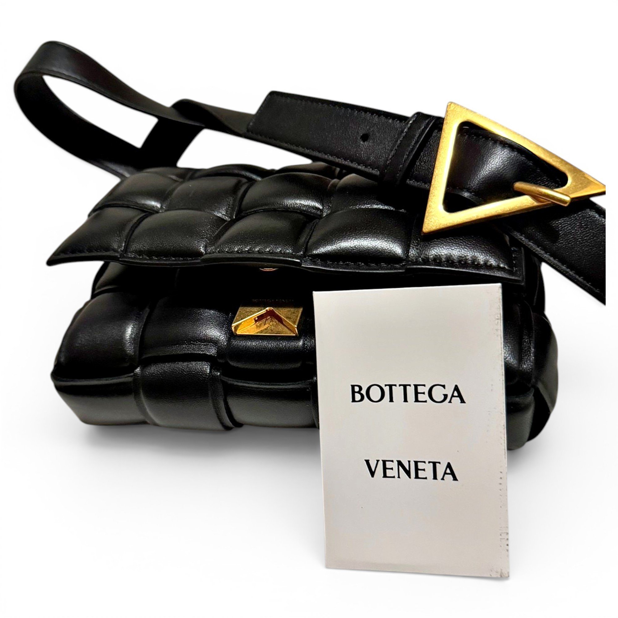 Cassette Padded leather crossbody bag