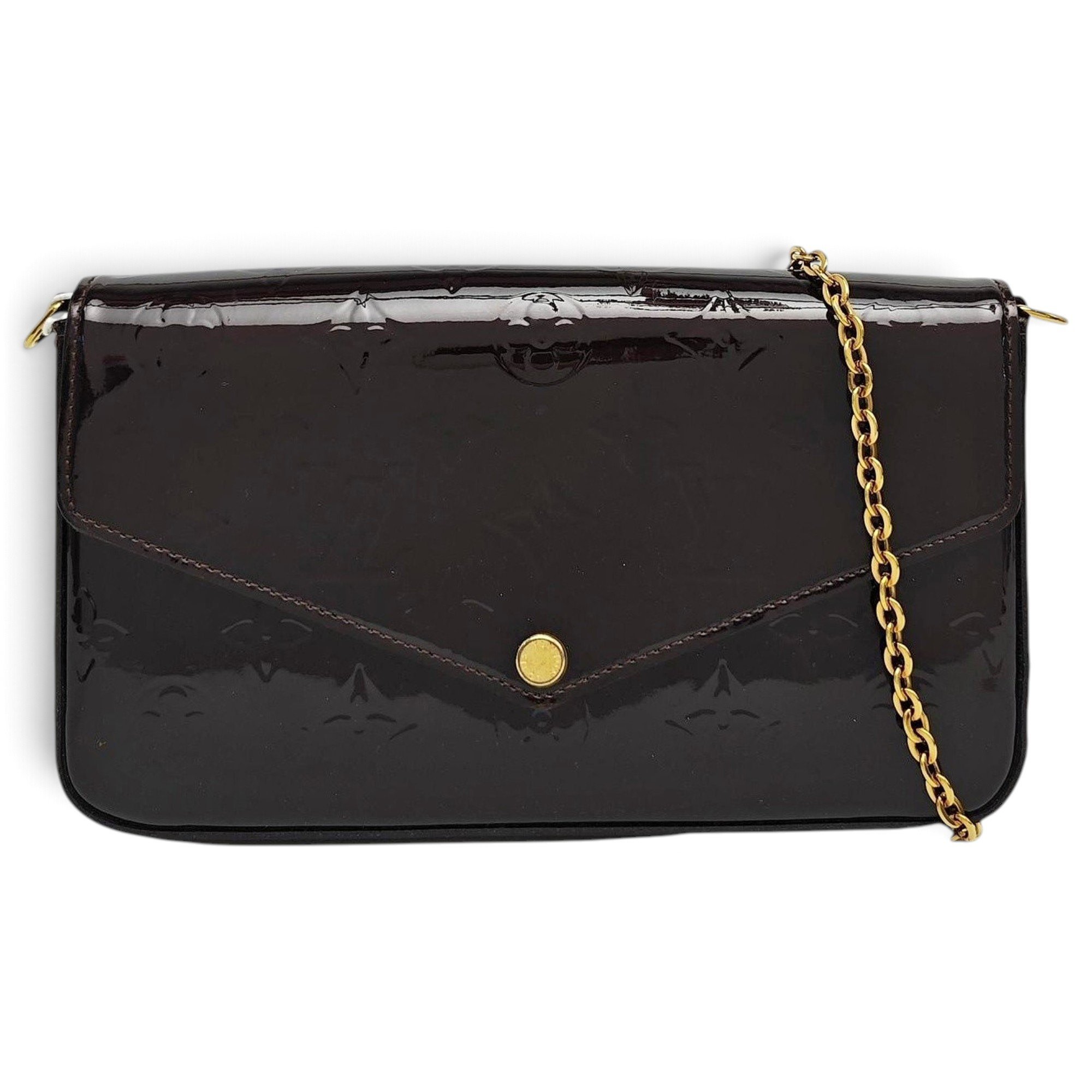 Félicie patent leather handbag