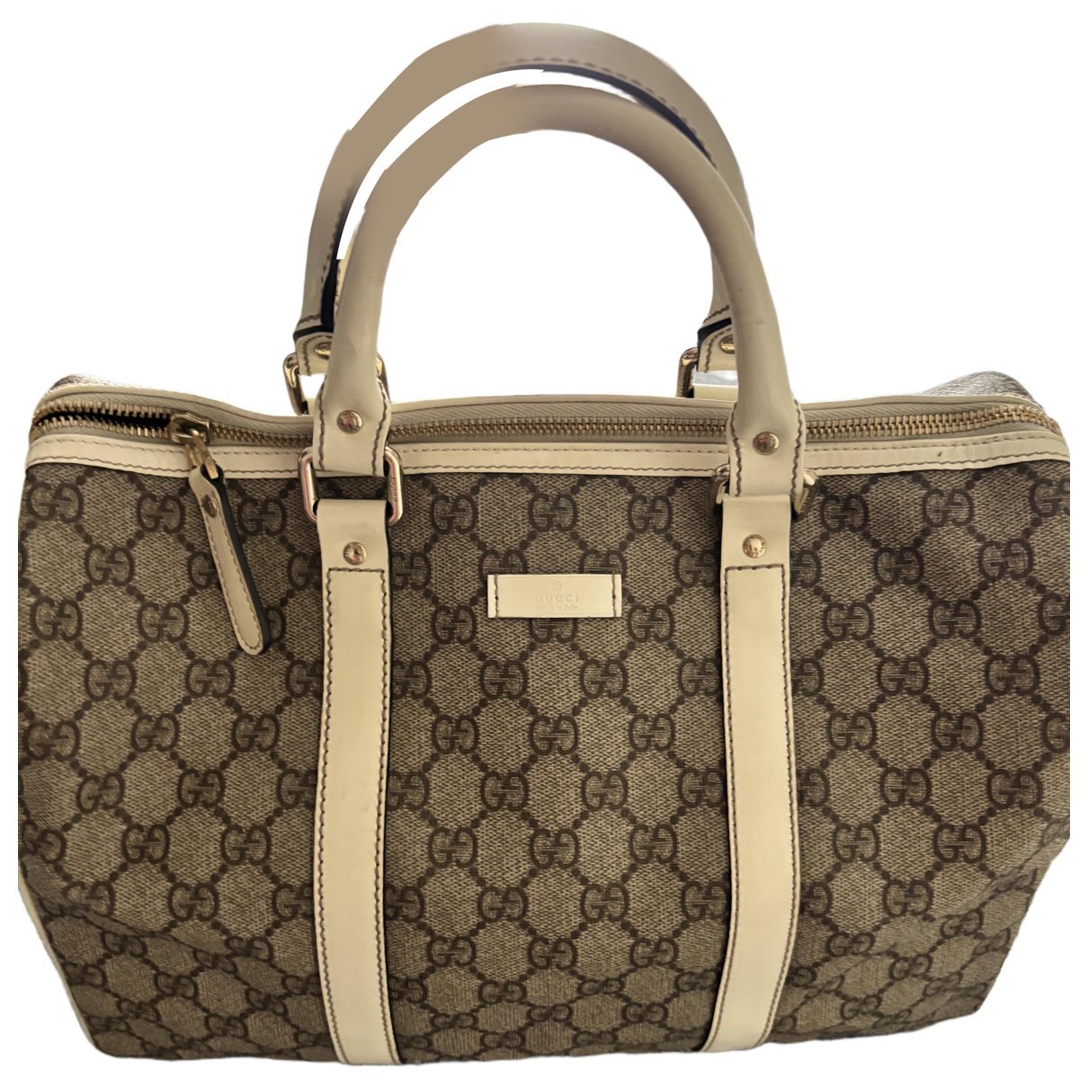 Boston leather handbag
