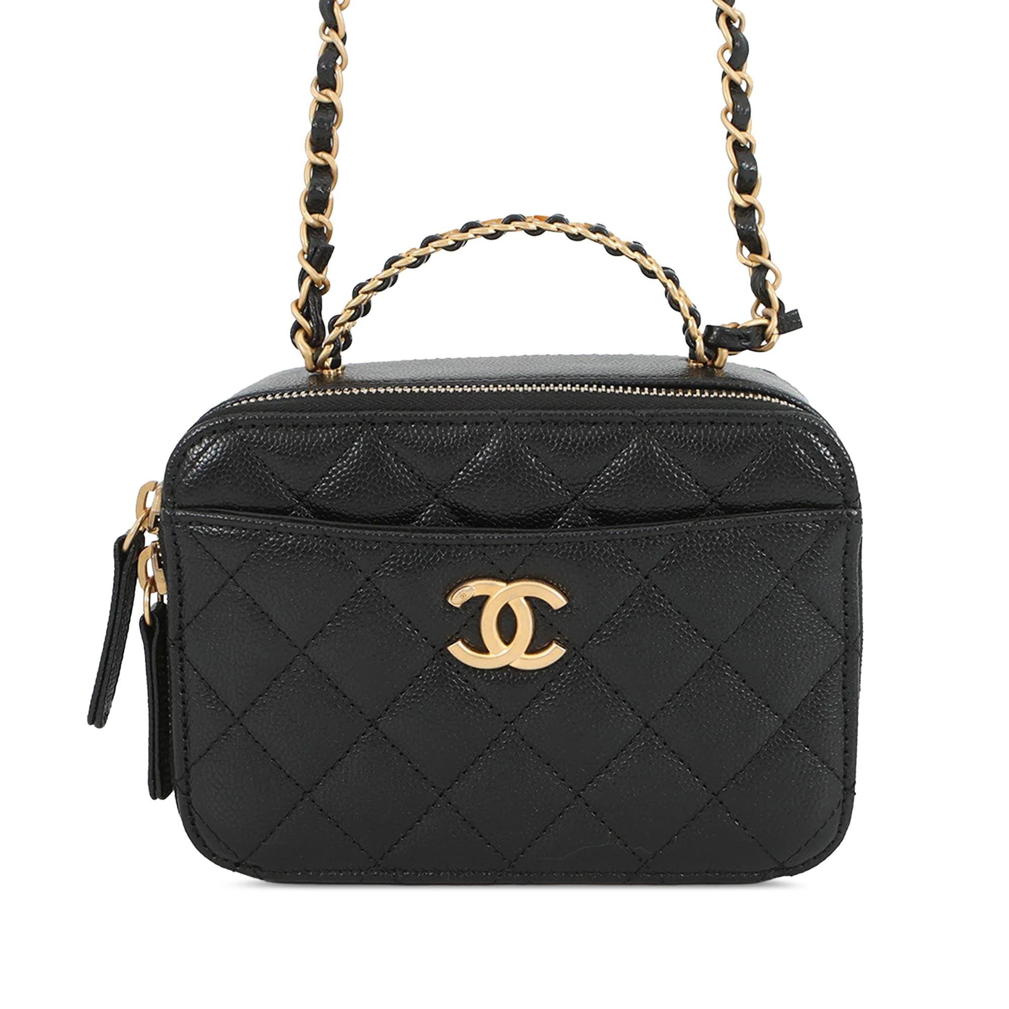 Vanity leather satchel