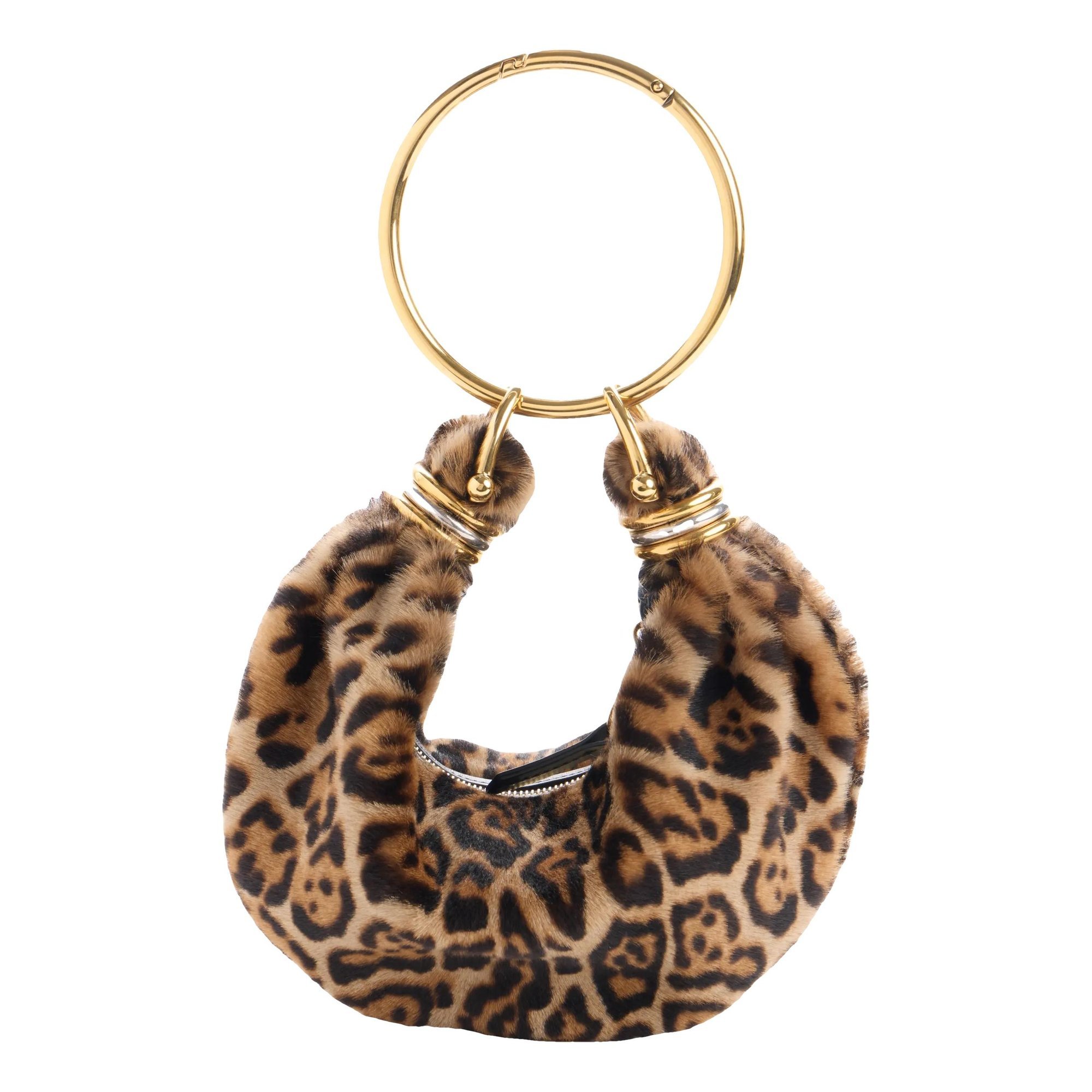 Bracelet Bag shearling handbag
