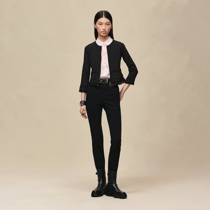 Noir Zipped Jacket