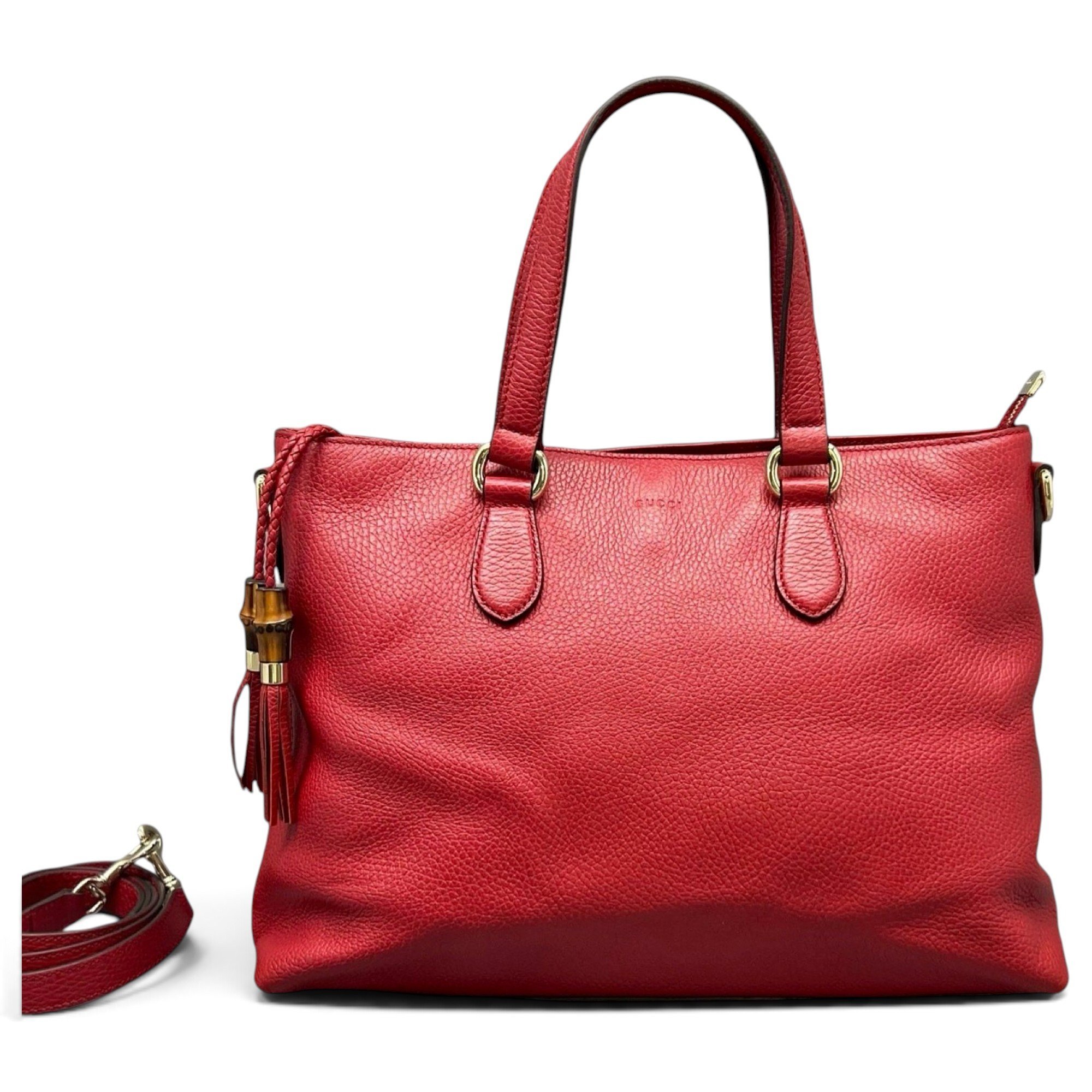 Leather tote