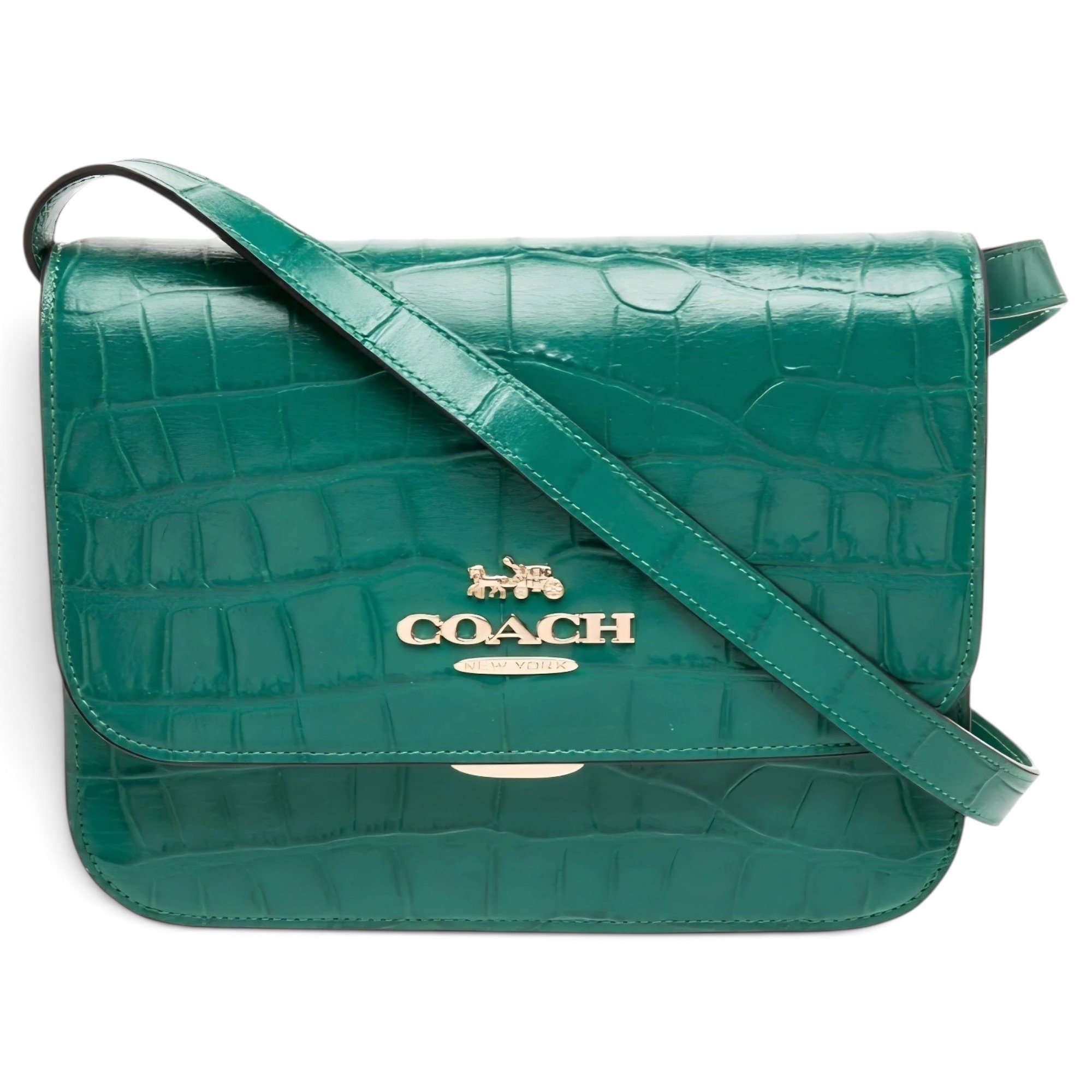 Brooklyn patent leather crossbody bag