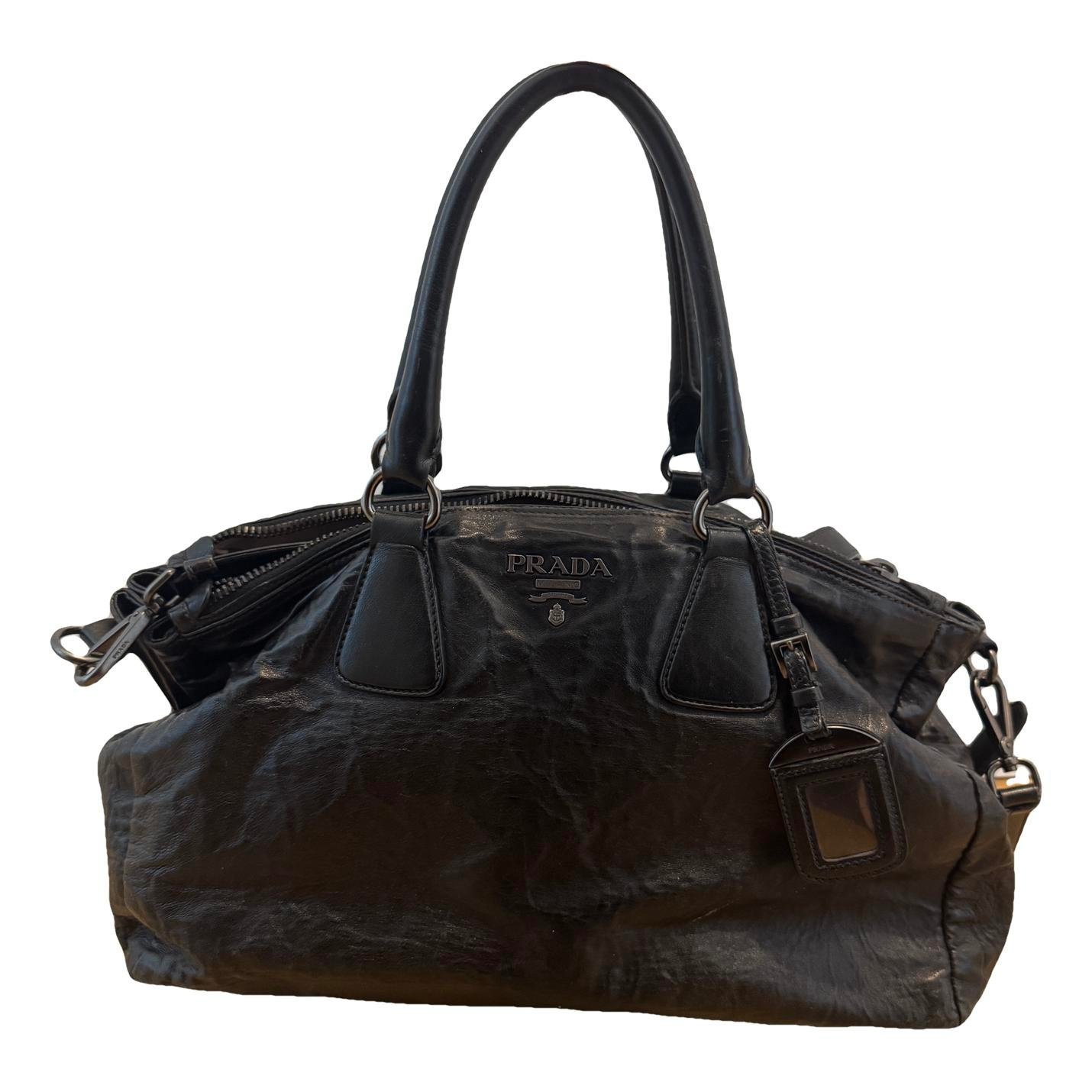 Leather satchel