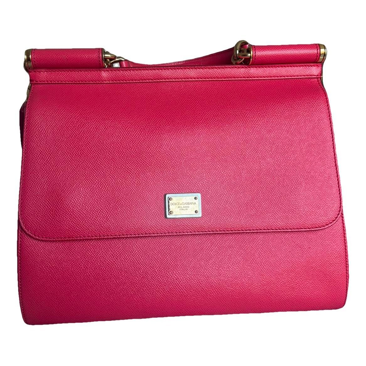 Dolce & Gabbana Sicily leather handbag