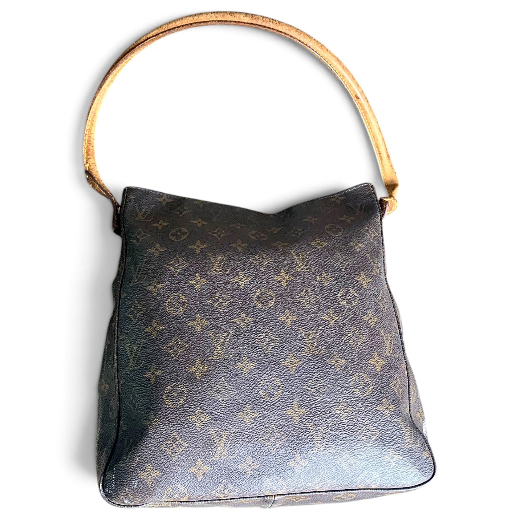 Patent leather handbag
