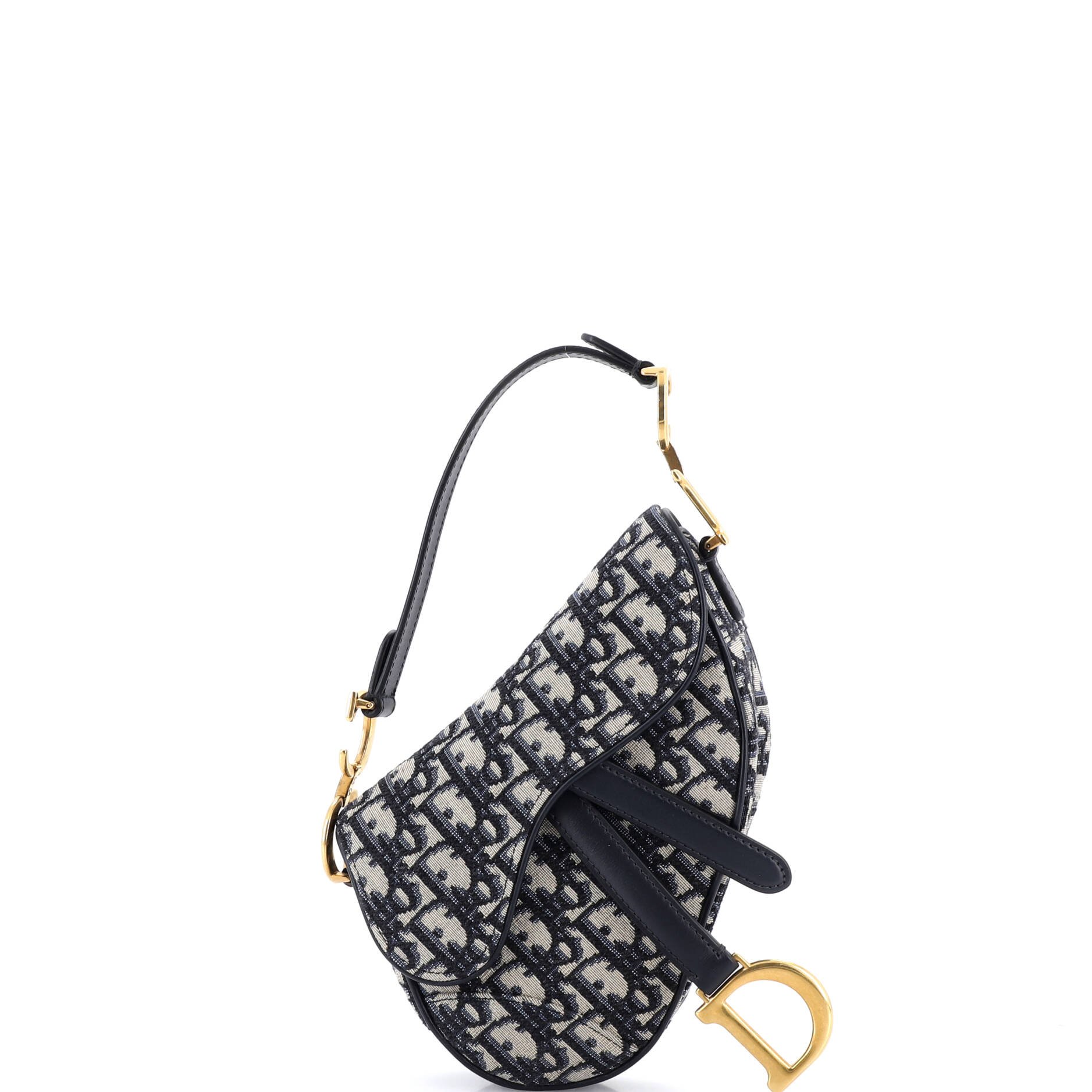 Dior Saddle Handbag Oblique Canvas Mini