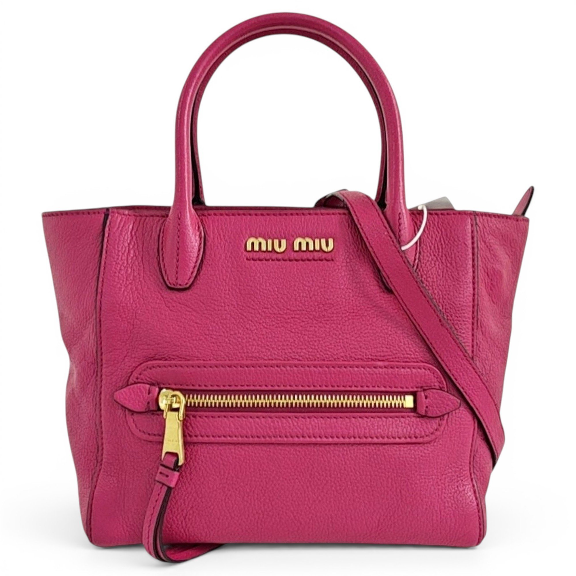 Leather handbag