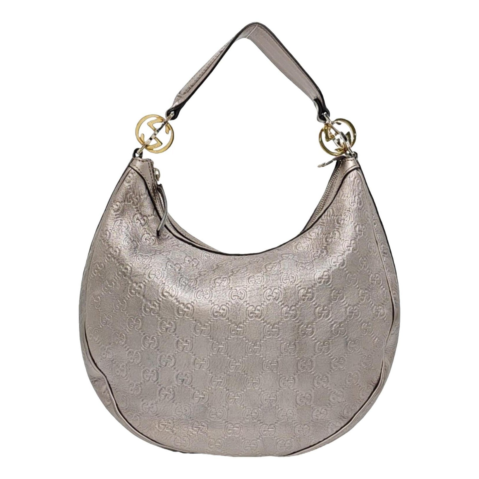 Gucci B leather handbag