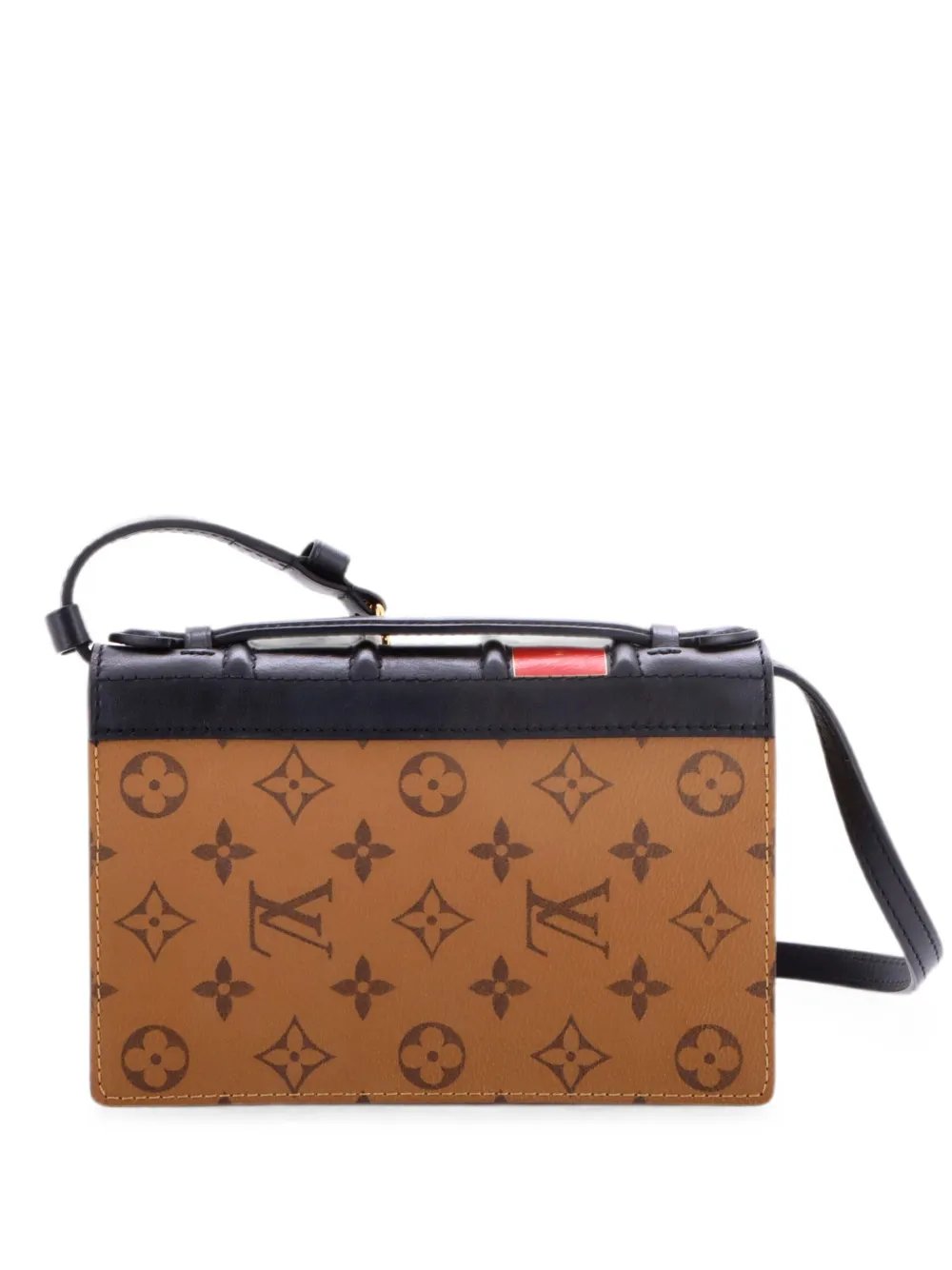 Book Chain Wallet Reverse Monogram Canvas satchel