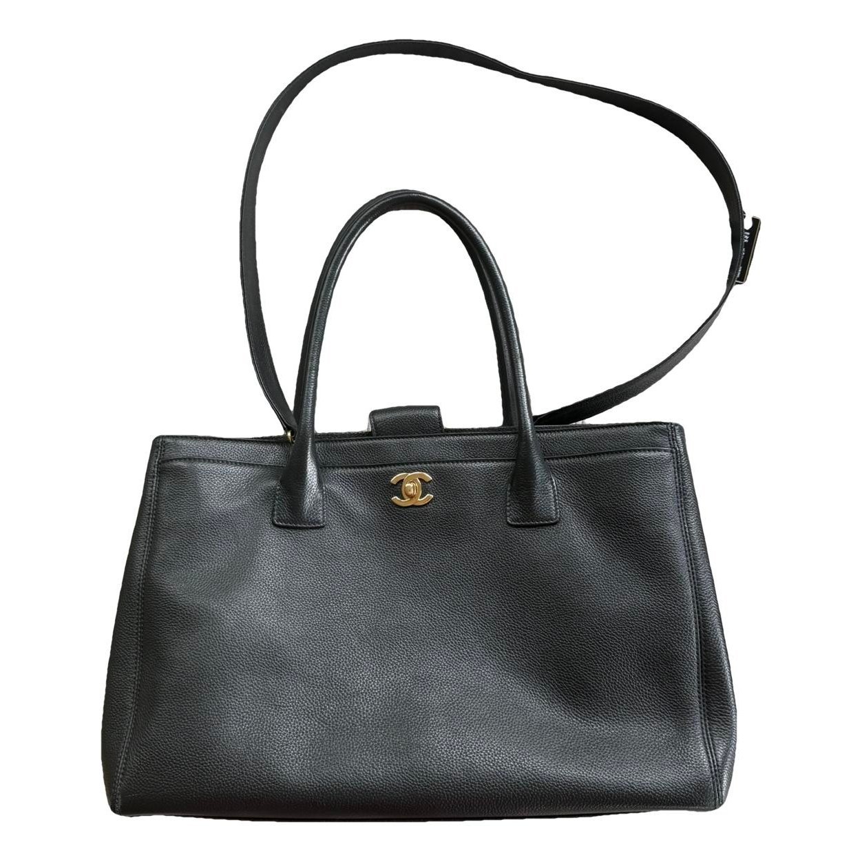Executive leather tote