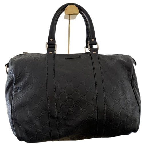 Boston leather handbag