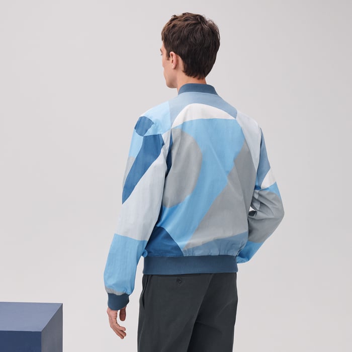 Océan "Le Theoreme d'Equithagore" Reversible Rib-trim Jacket