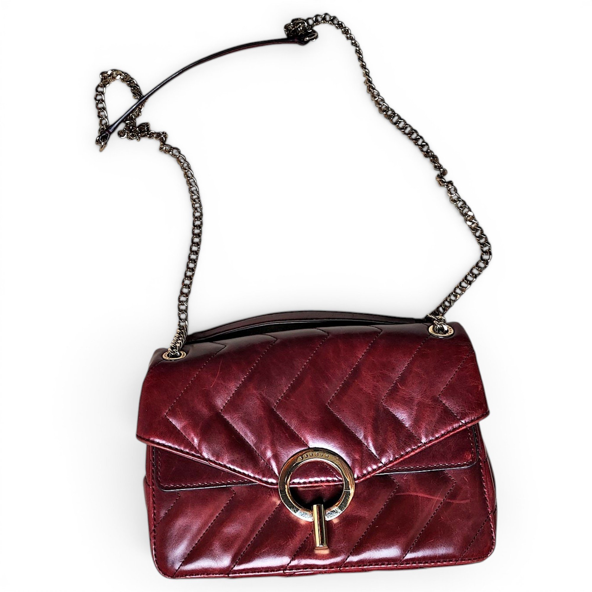Yza leather handbag