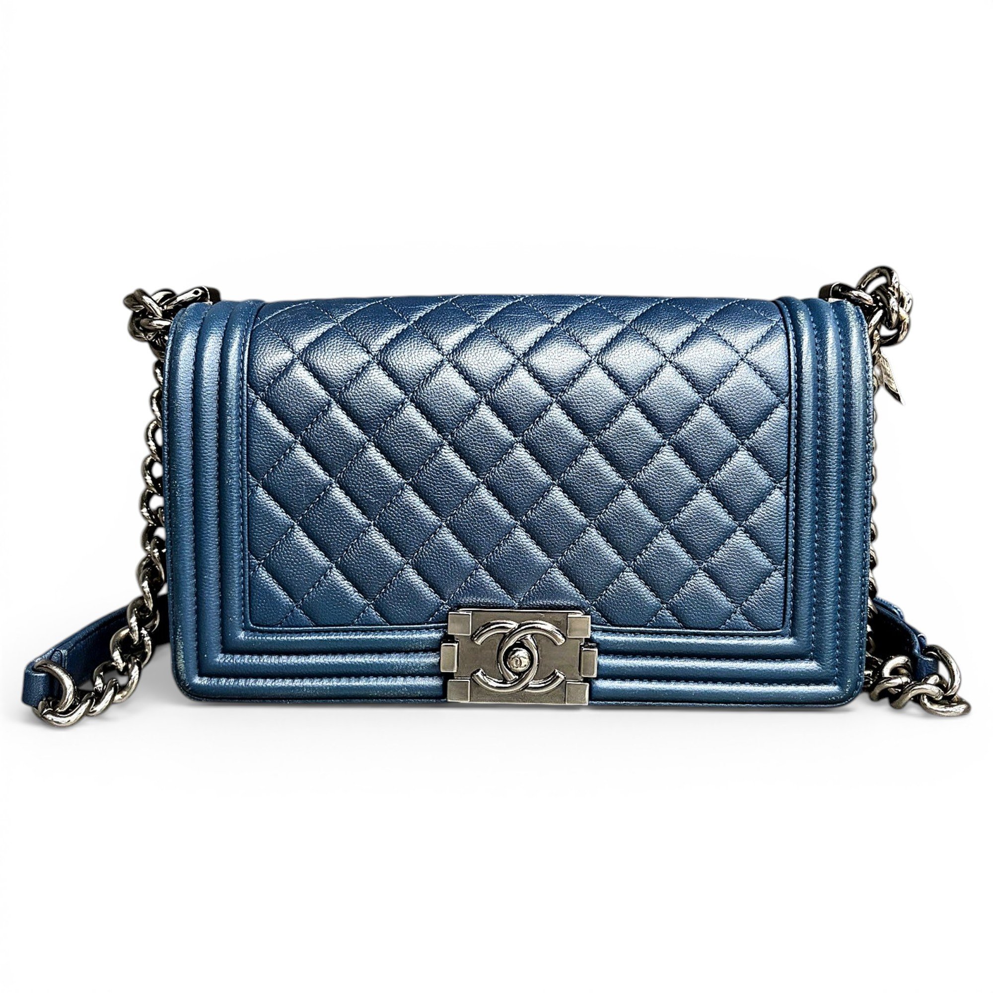 Boy leather crossbody bag