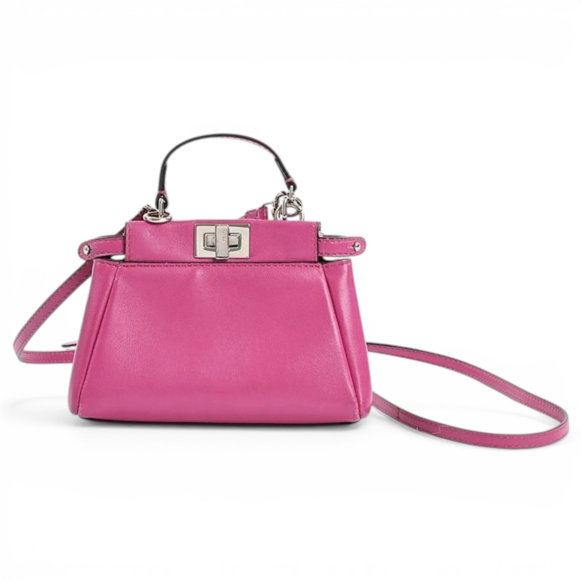 Peekaboo leather handbag