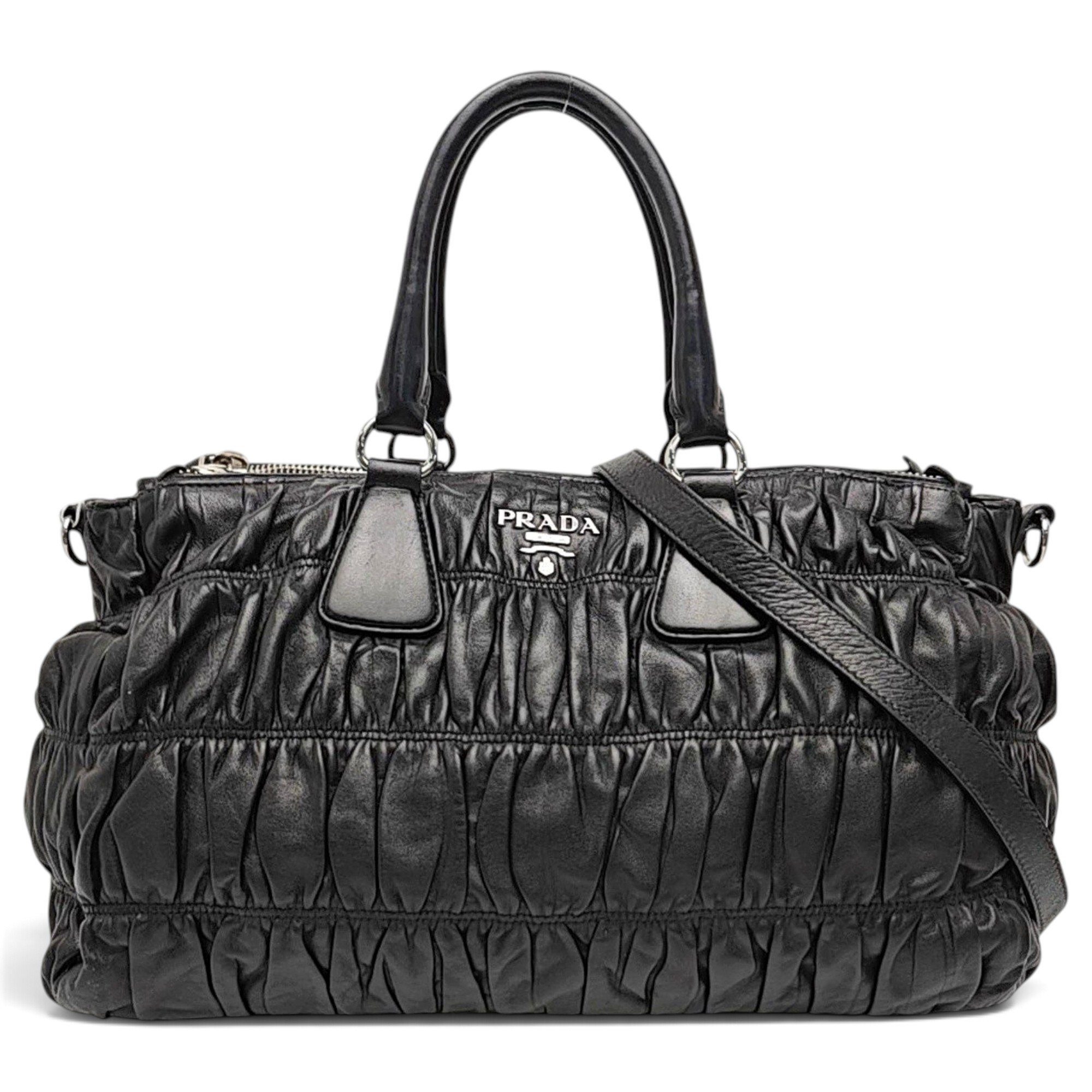Leather handbag