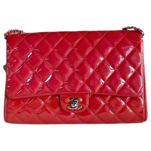 Timeless/Classique patent leather handbag