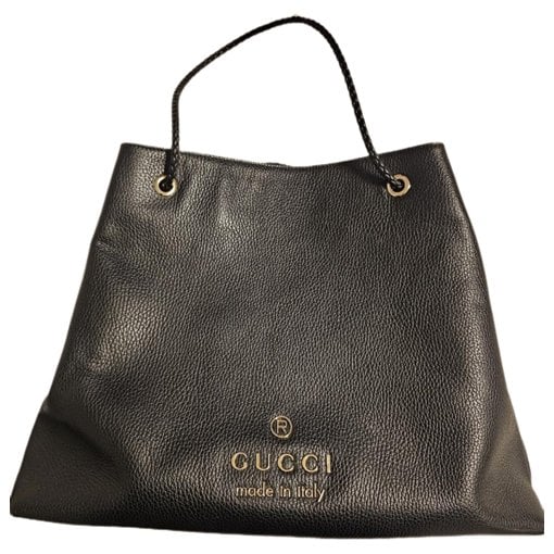 Leather tote